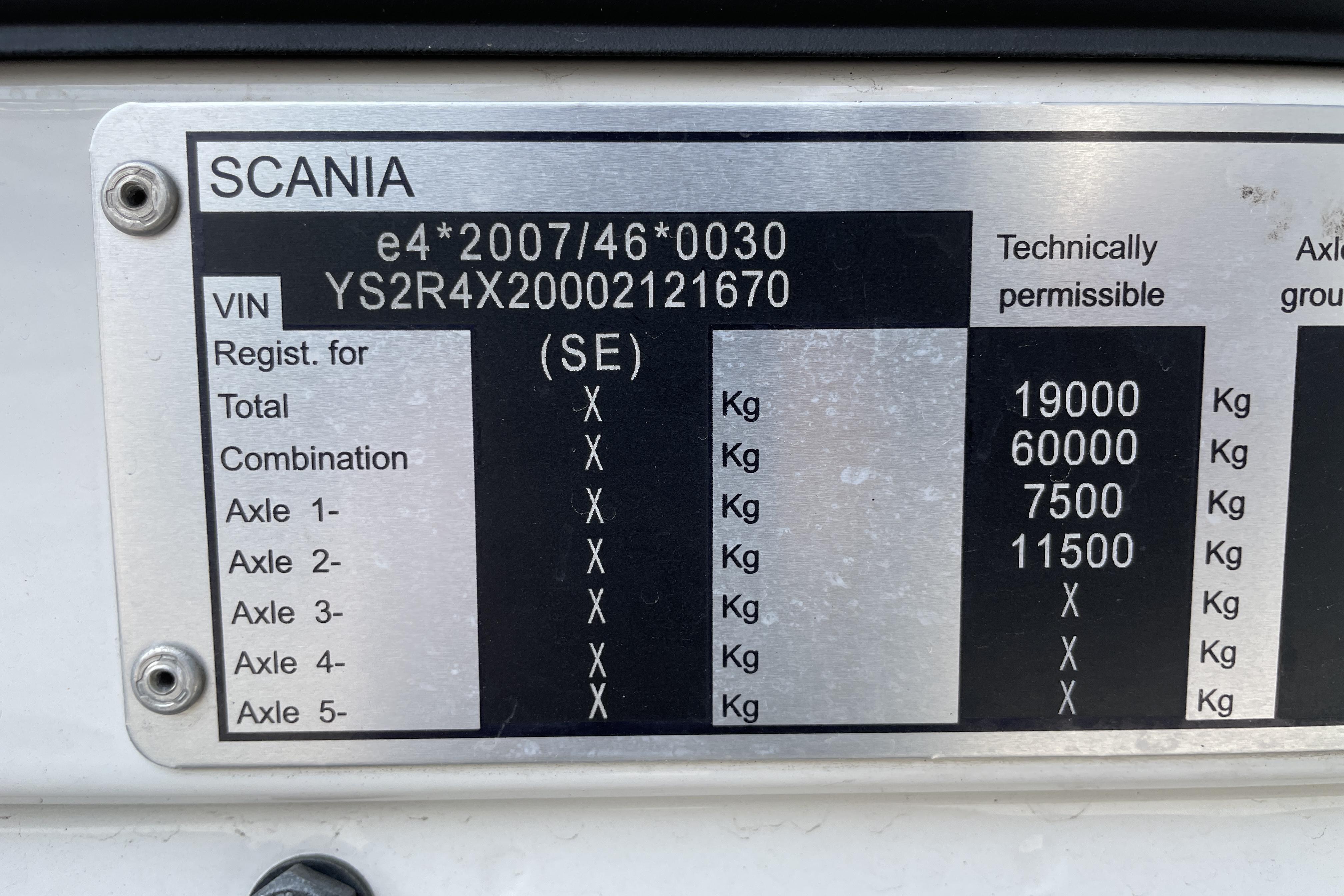 Scania R410 - 876 230 km - Automaatne - valge - 2015