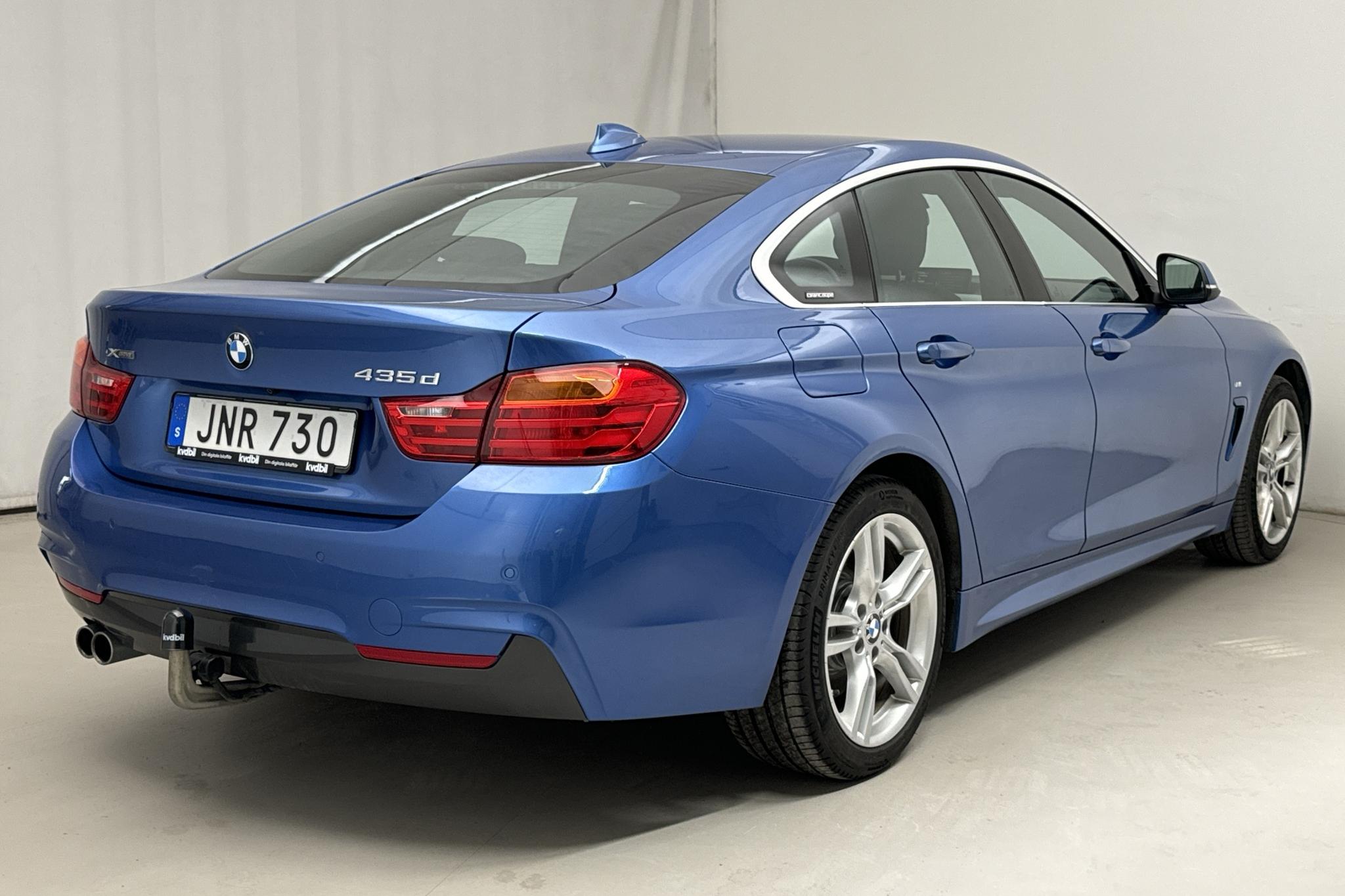 BMW 435d xDrive Gran Coupé, F36 (313hk) - 113 640 km - Automatyczna - niebieski - 2015