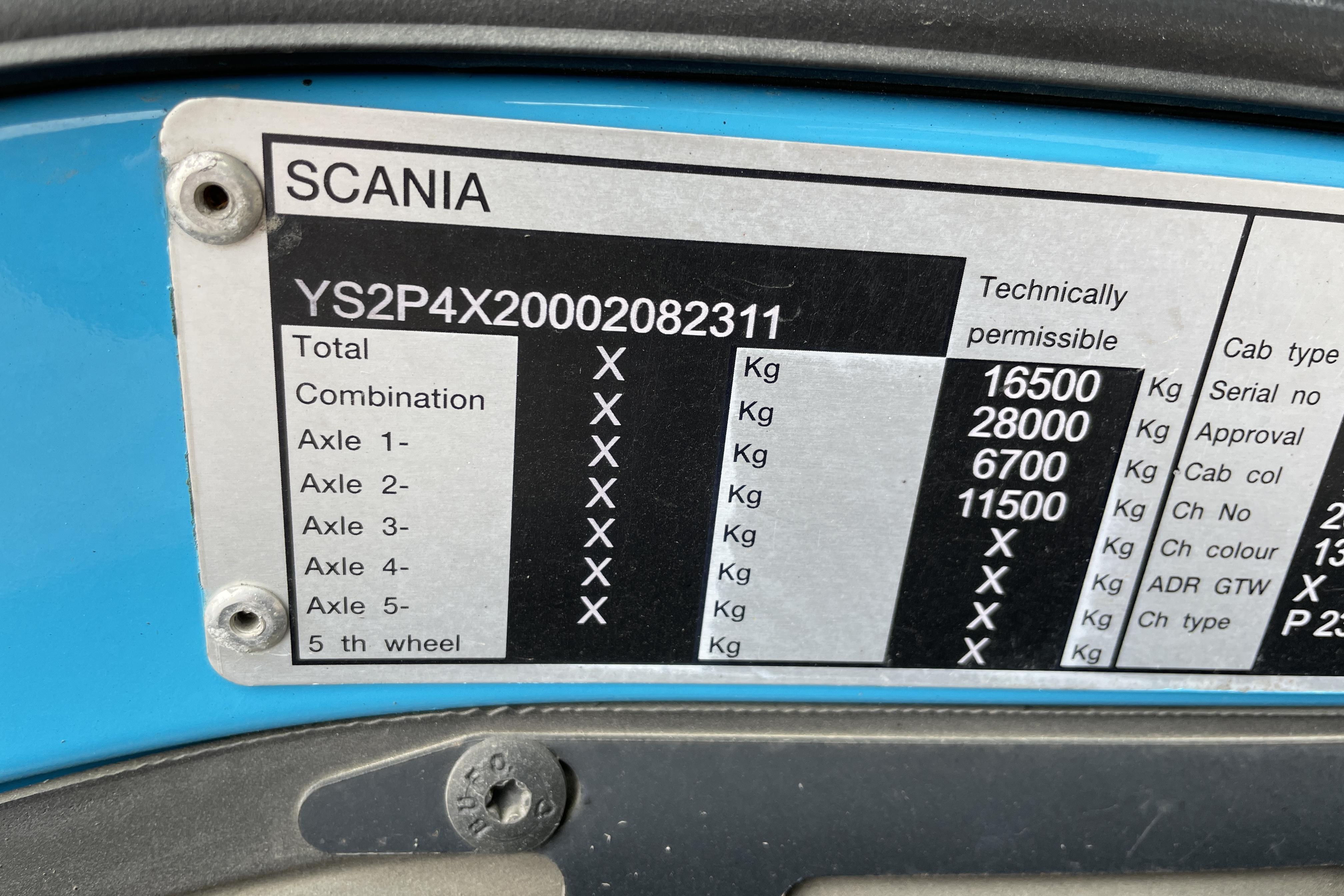 Scania P230 - 697 208 km - Automatic - blue - 2013