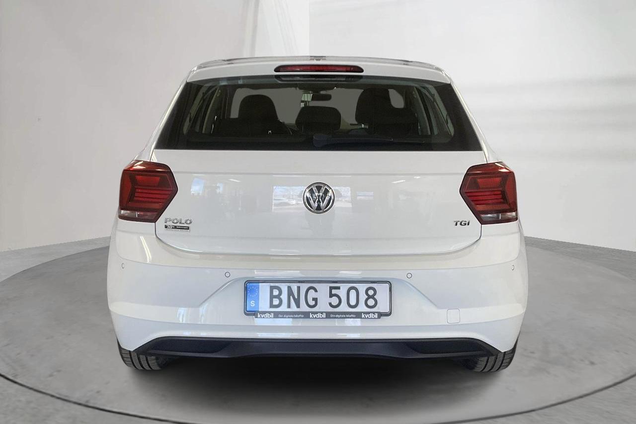 VW Polo 1.0 TGI 5dr (90hk) - 3 243 mil - Manuell - vit - 2018