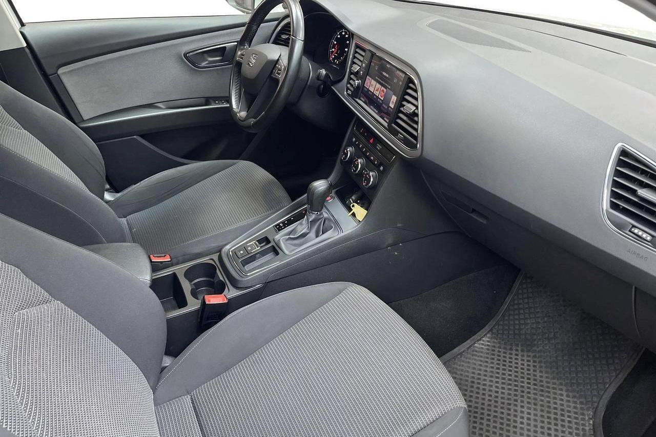 Seat Leon 1.5 TGI ST (130hk) - 104 590 km - Automatyczna - biały - 2020