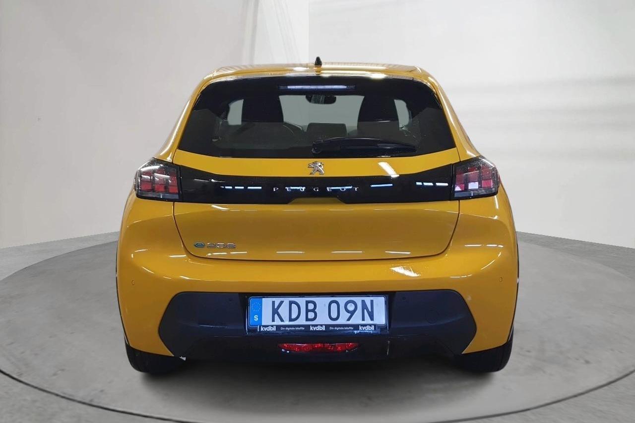 Peugeot e-208 50 kWh 5dr (136hk) - 2 831 mil - Automat - gul - 2022