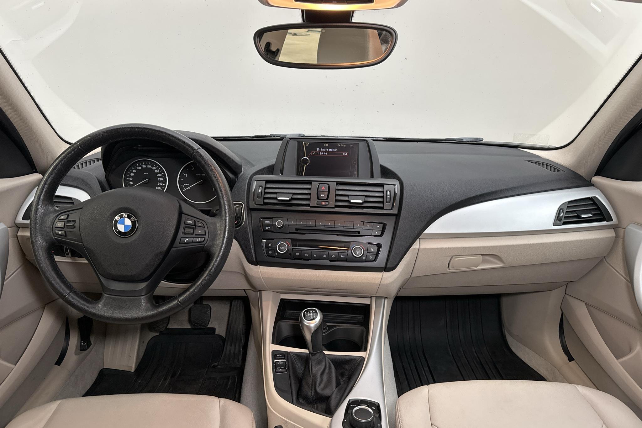 BMW 118d 5dr, F20 (143hk) - 90 660 km - Manuaalinen - musta - 2012