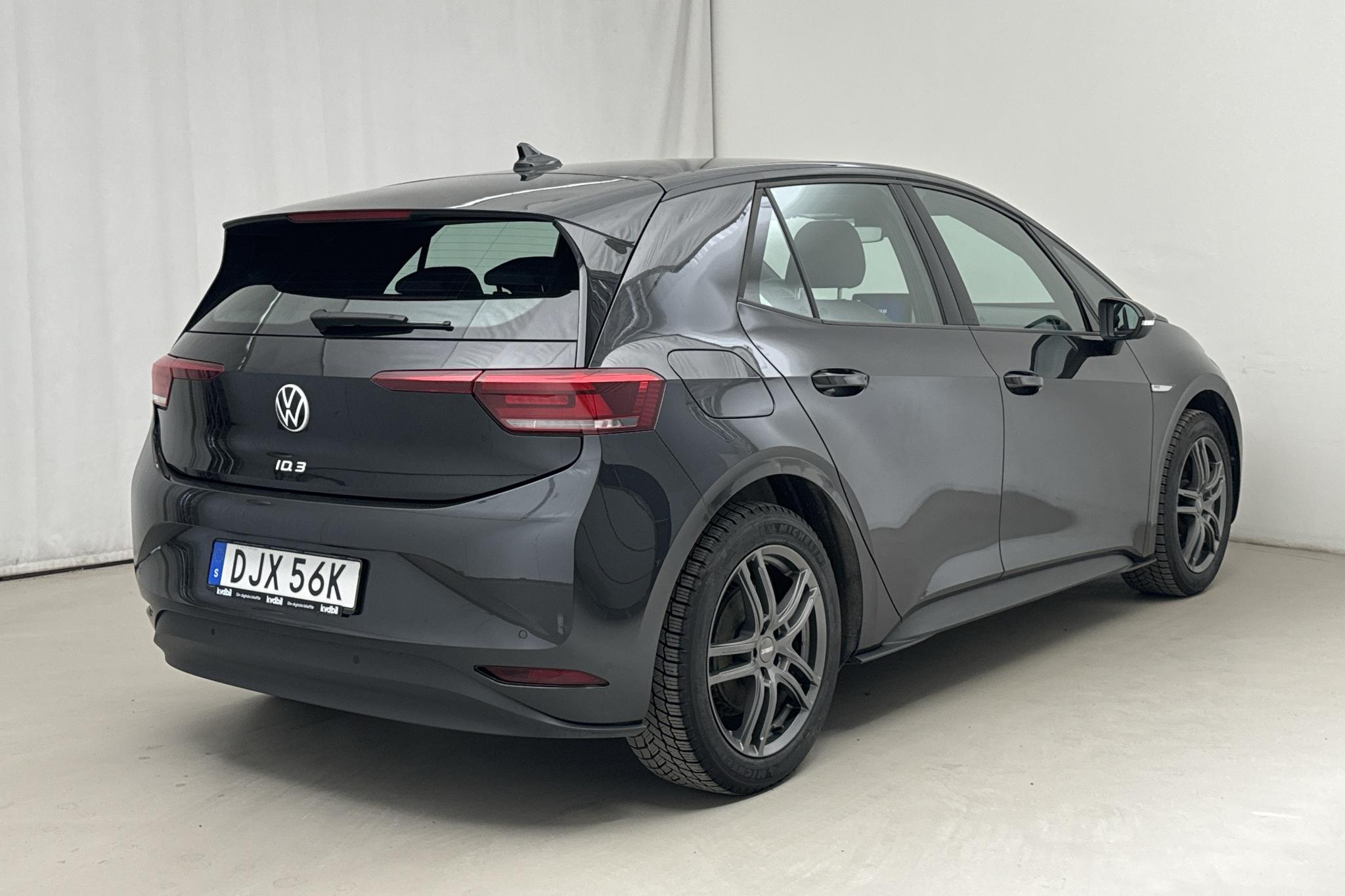 VW ID.3 58kWh (204hk) - 1 401 mil - Automat - Dark Grey - 2022