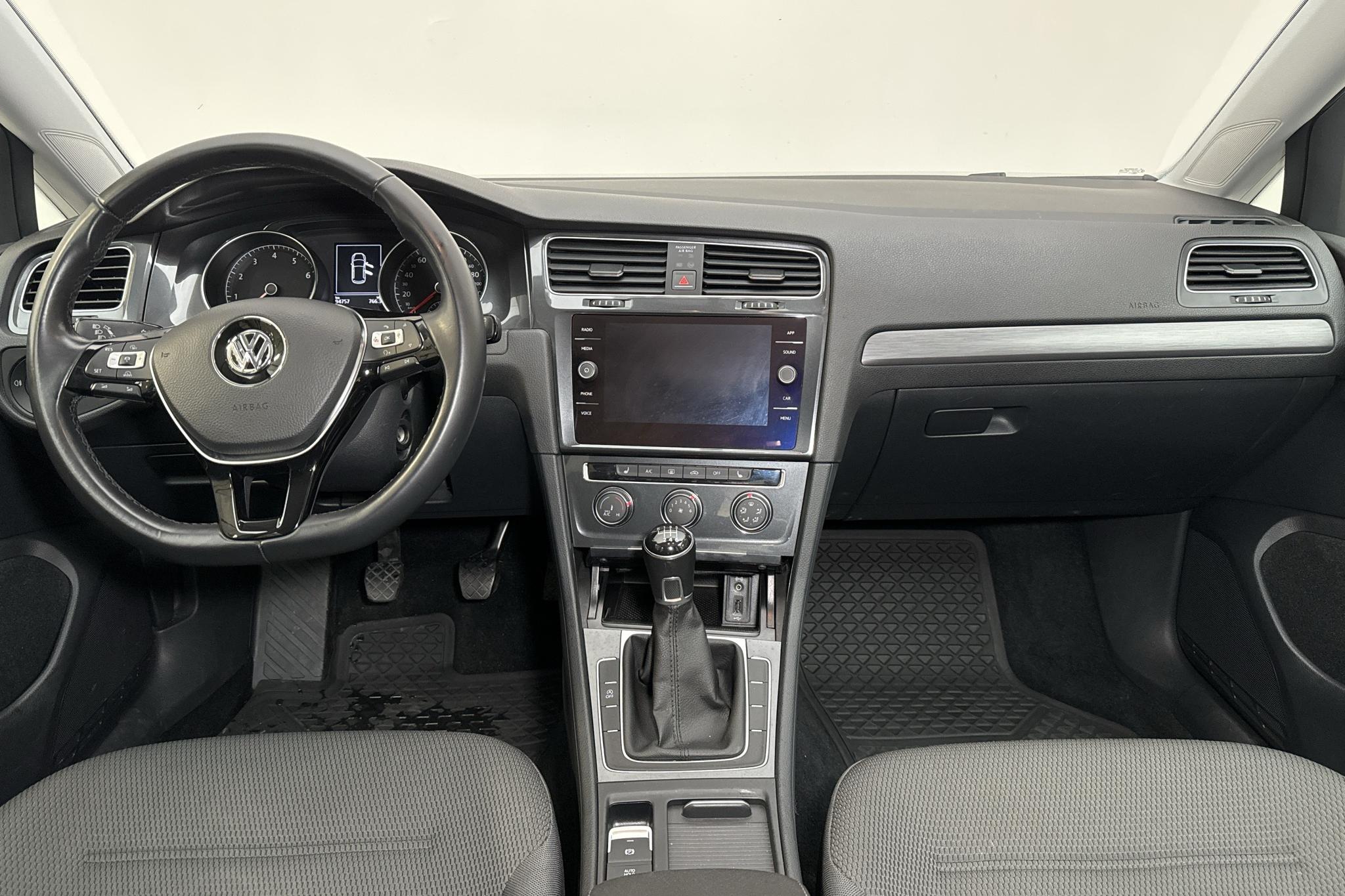 VW Golf VII 1.0 TSI 5dr (110hk) - 94 750 km - Manual - white - 2018