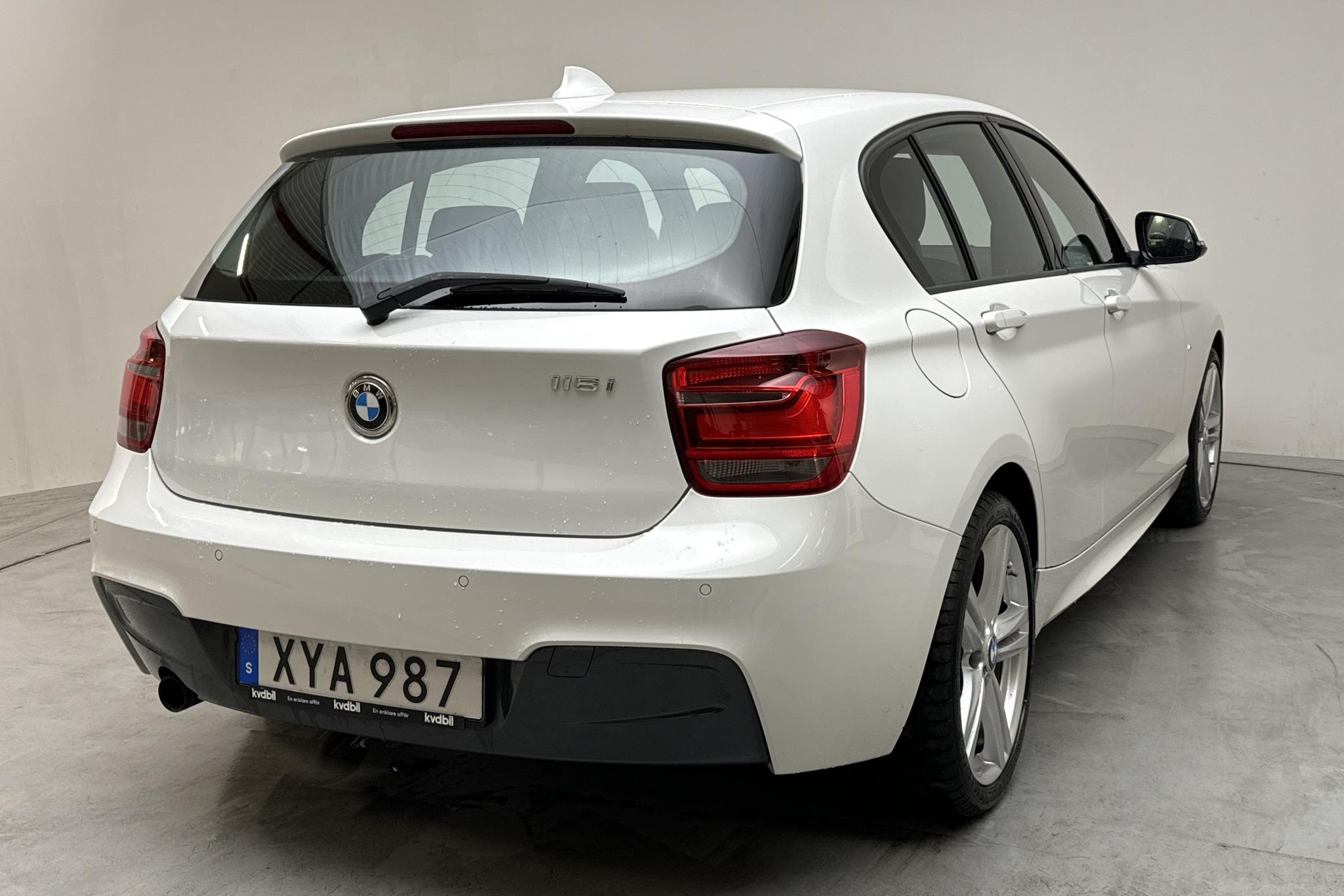 BMW 116i 5dr, F20 (136hk) - 105 450 km - Manuaalinen - valkoinen - 2015