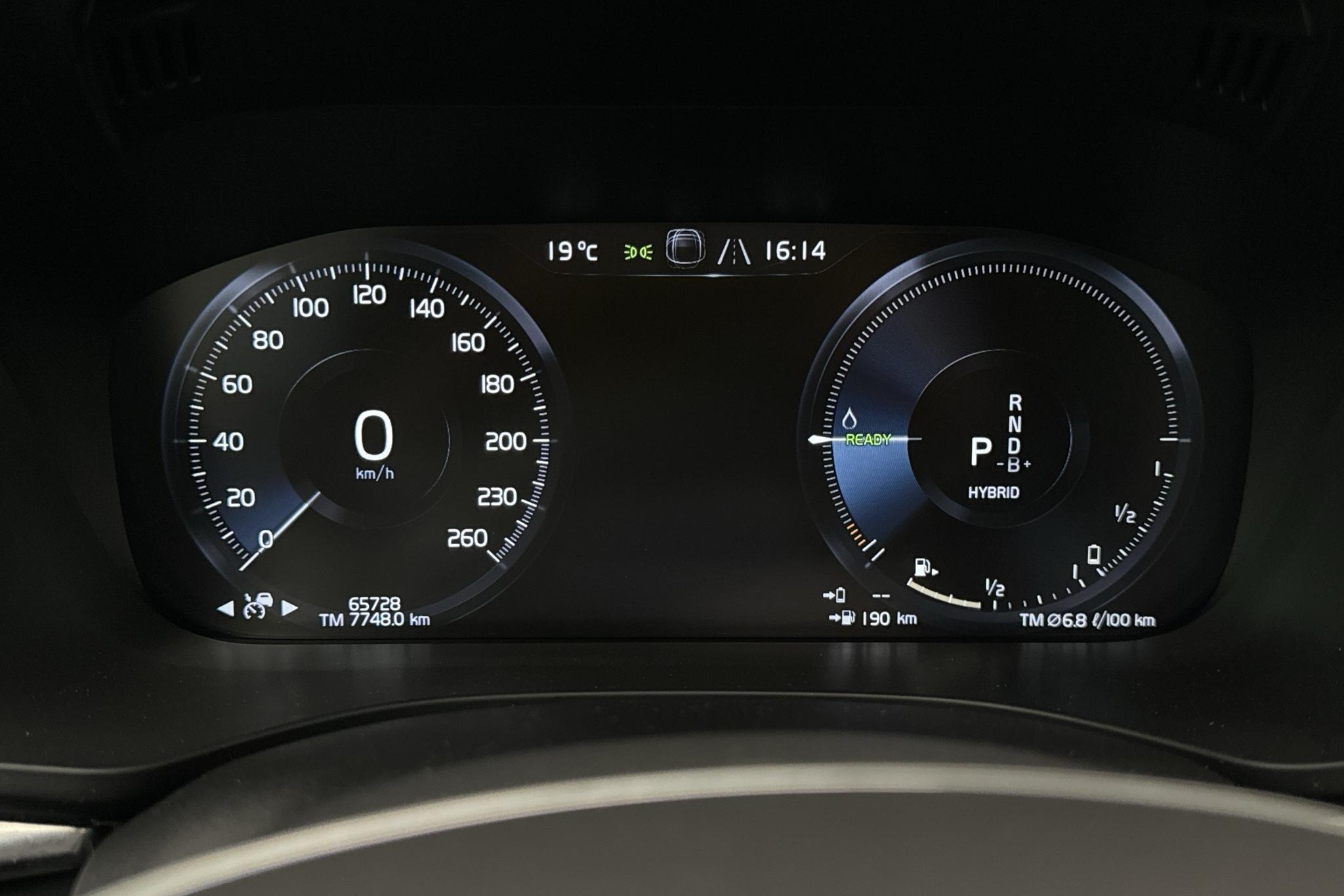 Volvo XC60 T6 AWD Recharge (340hk) - 65 730 km - Automatyczna - czarny - 2021