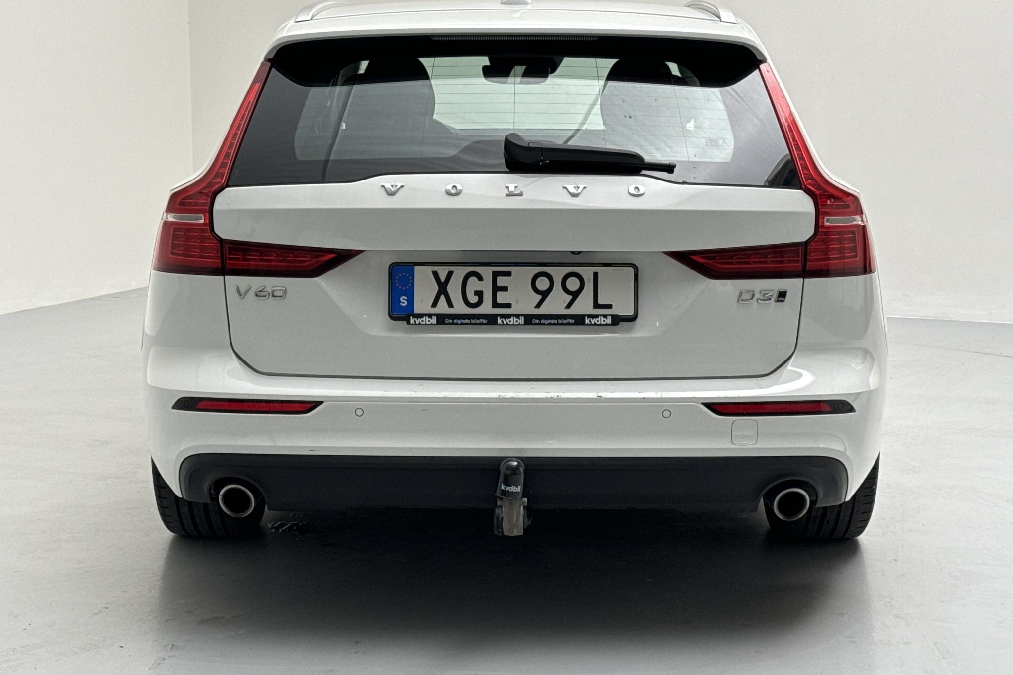Volvo V60 D3 AWD (150hk) - 136 670 km - Automatyczna - biały - 2020