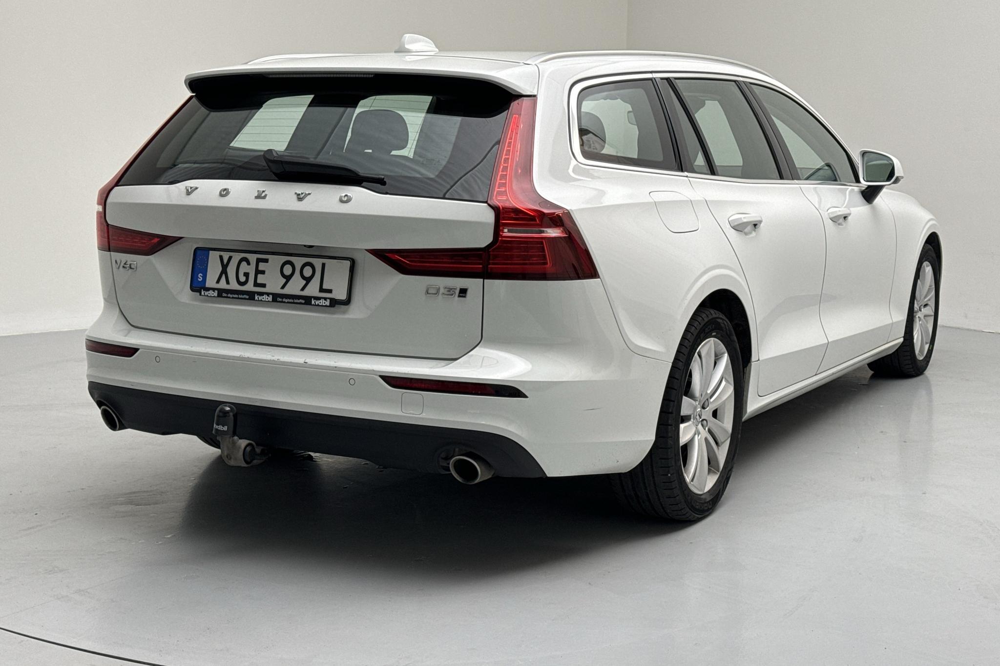 Volvo V60 D3 AWD (150hk) - 136 670 km - Automatyczna - biały - 2020