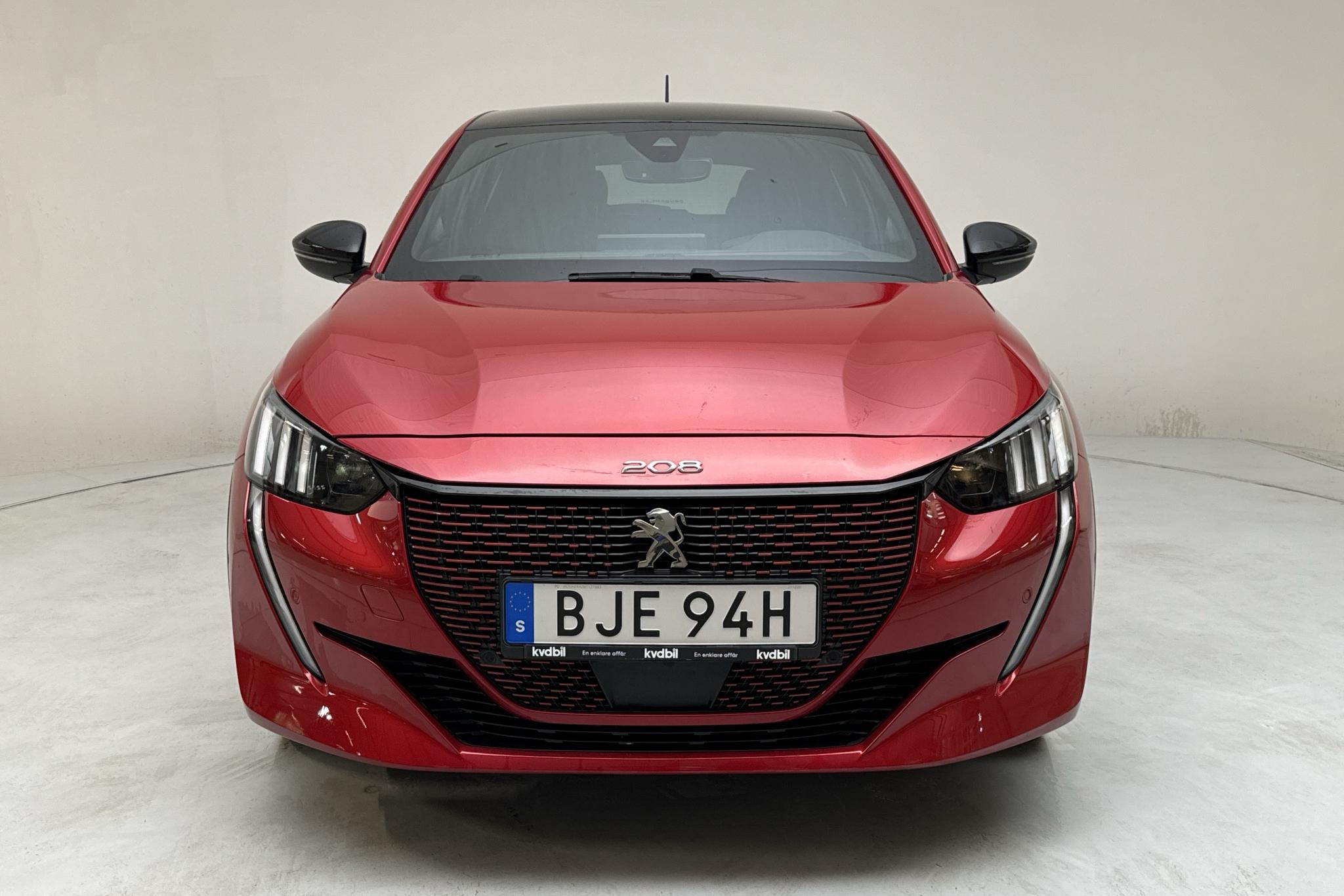 Peugeot e-208 50 kWh 5dr (136hk) - 17 370 km - Automaattinen - punainen - 2021