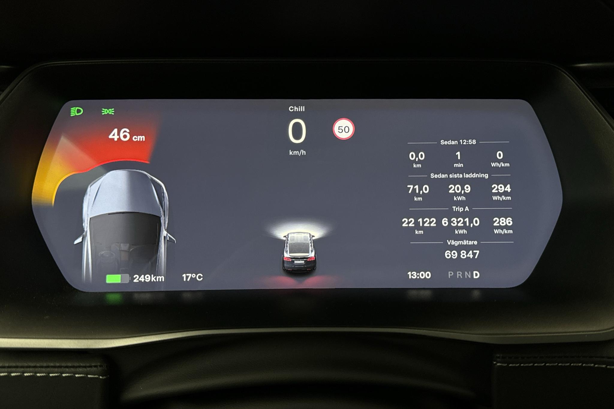 Tesla Model X P100D - 69 850 km - Automatic - gray - 2019