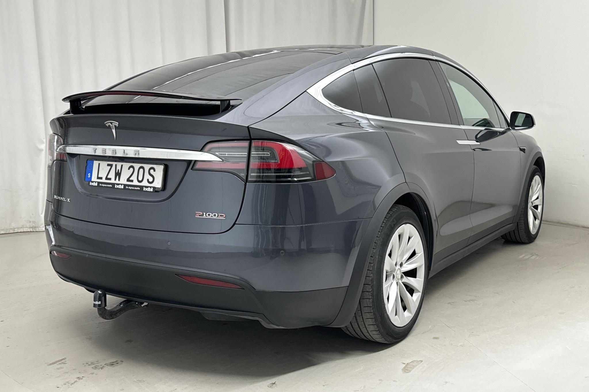 Tesla Model X P100D - 6 985 mil - Automat - grå - 2019