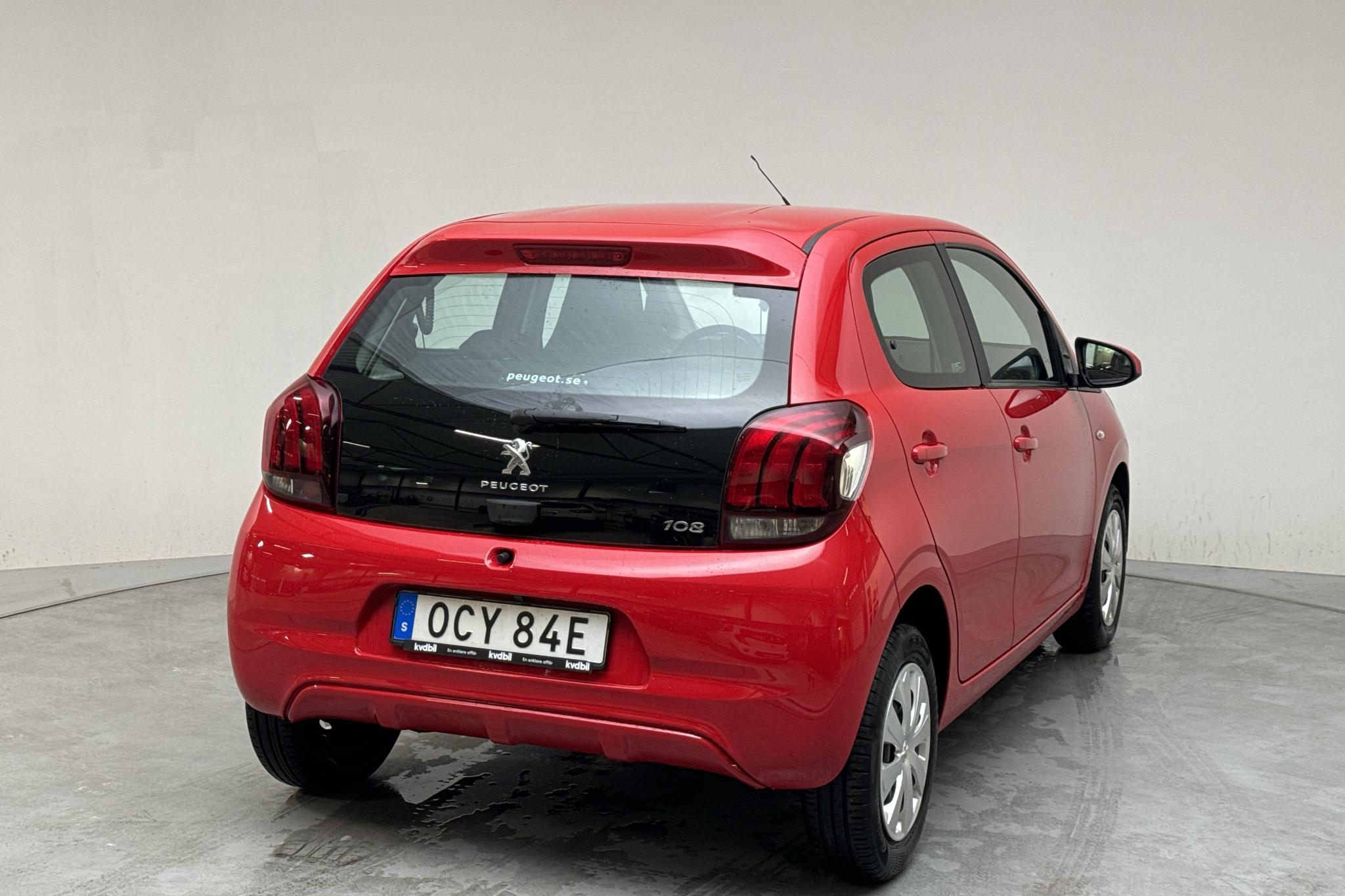 Peugeot 108 PureTech 5dr (72hk) - 11 490 km - Manual - red - 2020