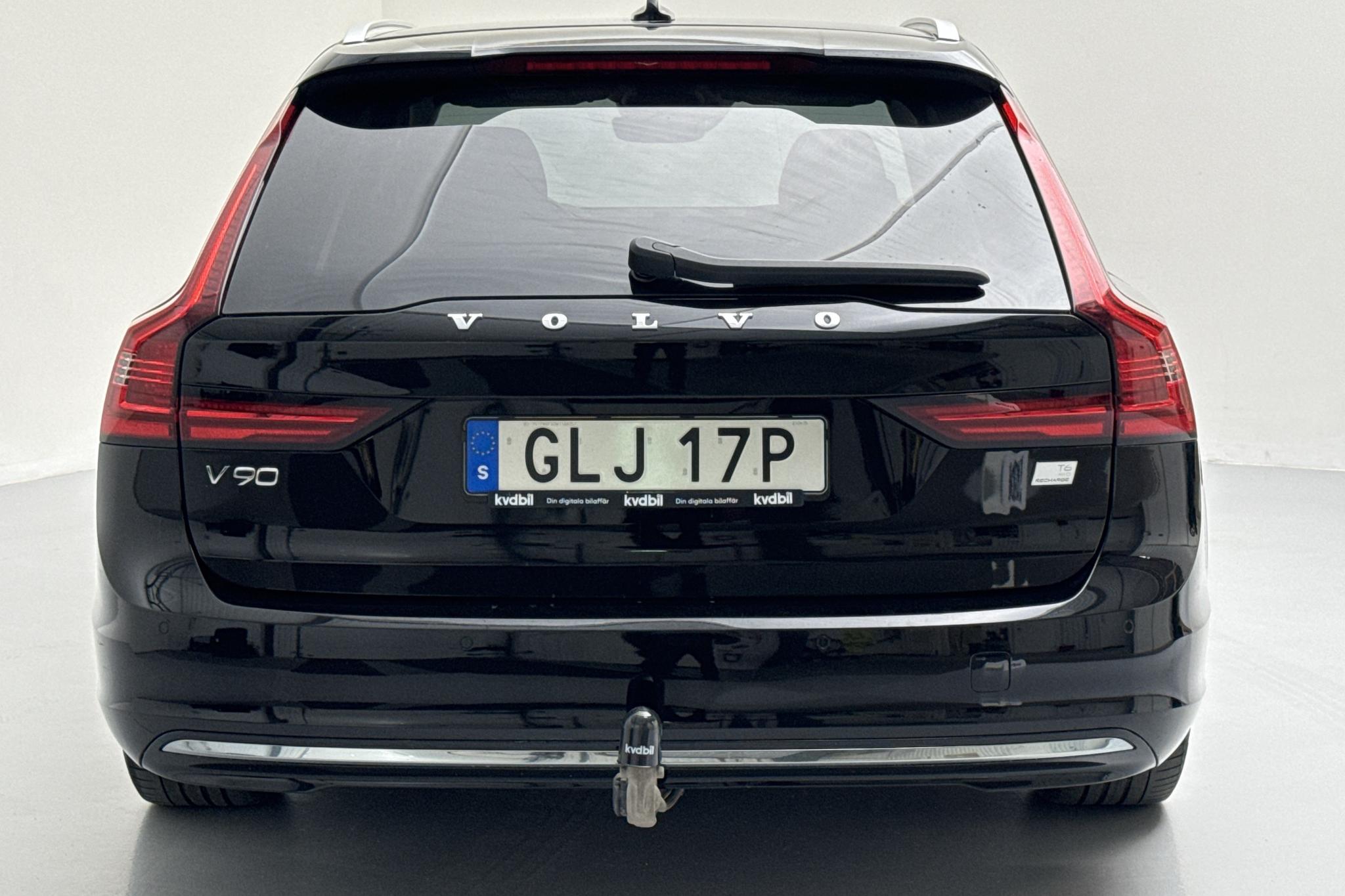 Volvo V90 T6 AWD Recharge (340hk) - 7 925 mil - Automat - svart - 2021