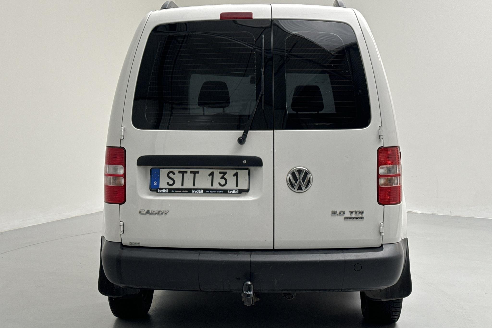 VW Caddy 2.0 TDI Skåp 4-motion (110hk) - 23 452 mil - Manuell - vit - 2015