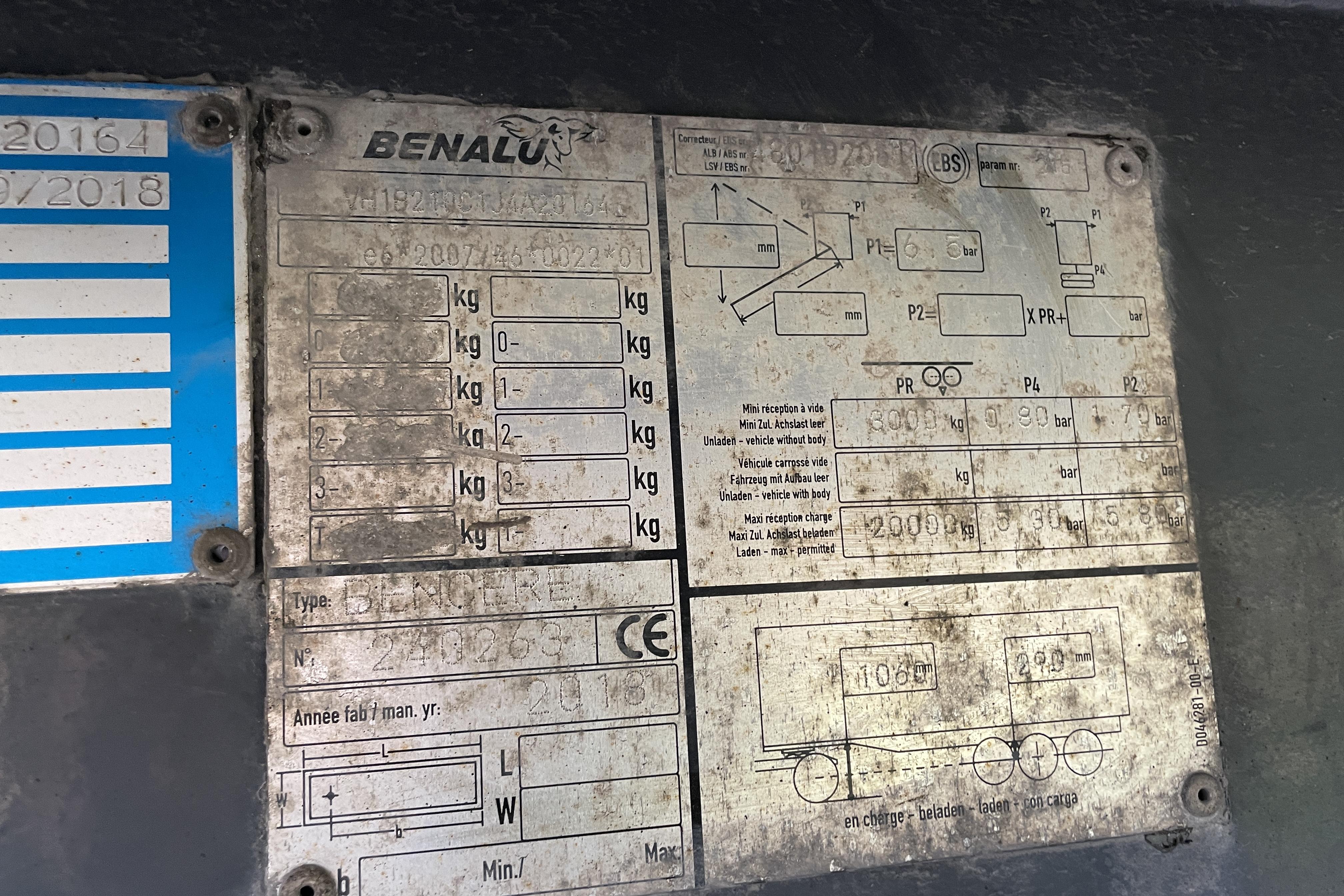 BENALU BULKLINER S 10,6 (tippsläp /dumpersläp) - 0 km - 2018