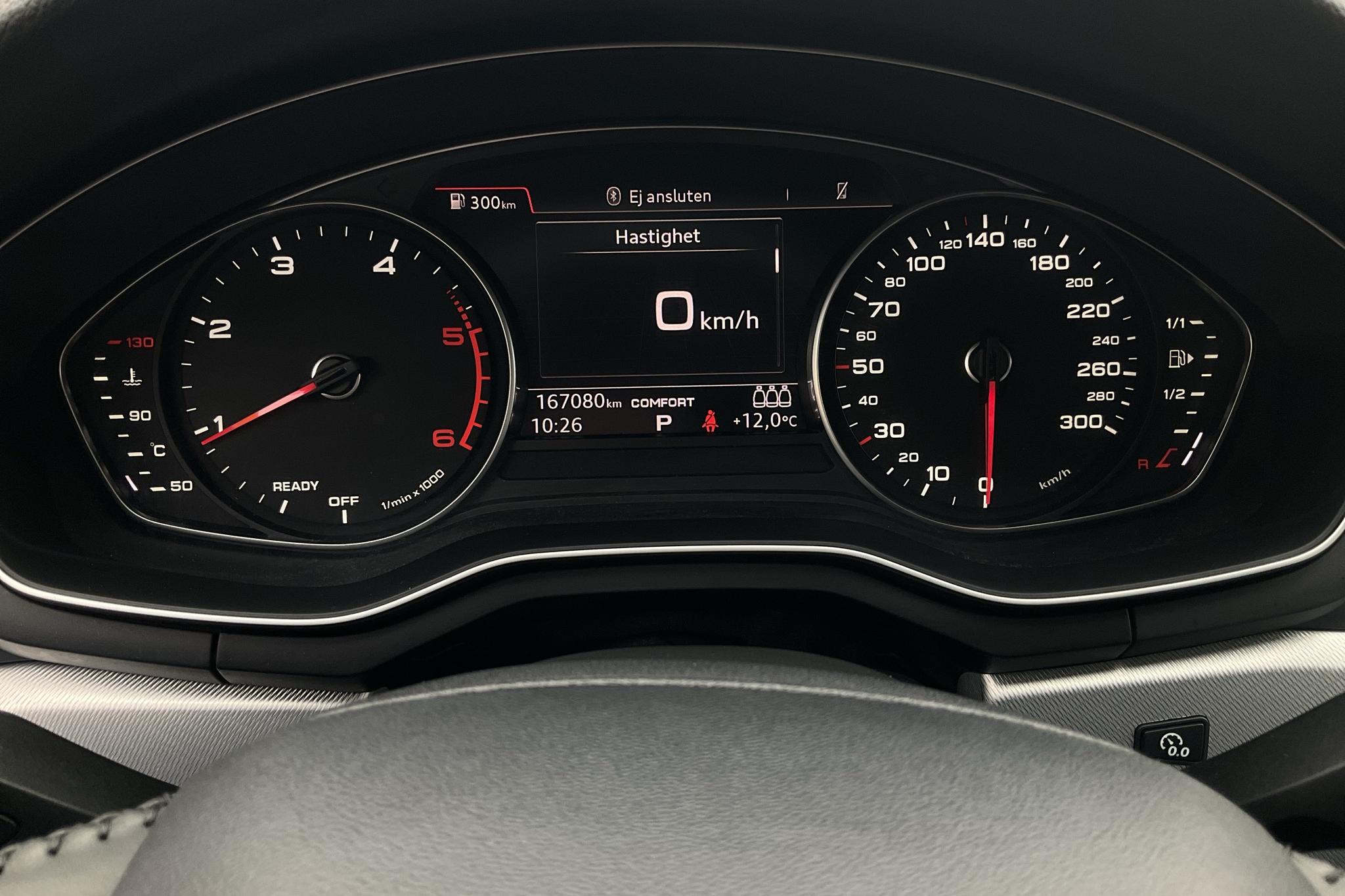 Audi A4 2.0 TDI Avant quattro (190hk) - 167 080 km - Automatic - black - 2016