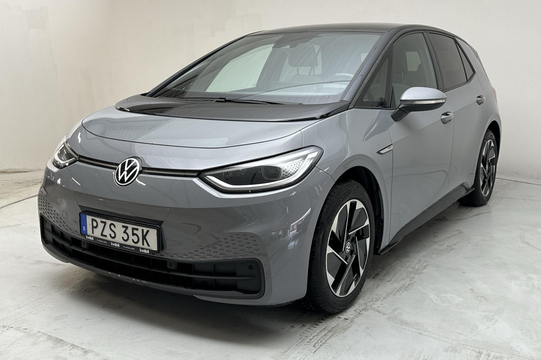 VW ID.3 58kWh (204hk) - 50 400 km - Automaattinen - harmaa - 2021