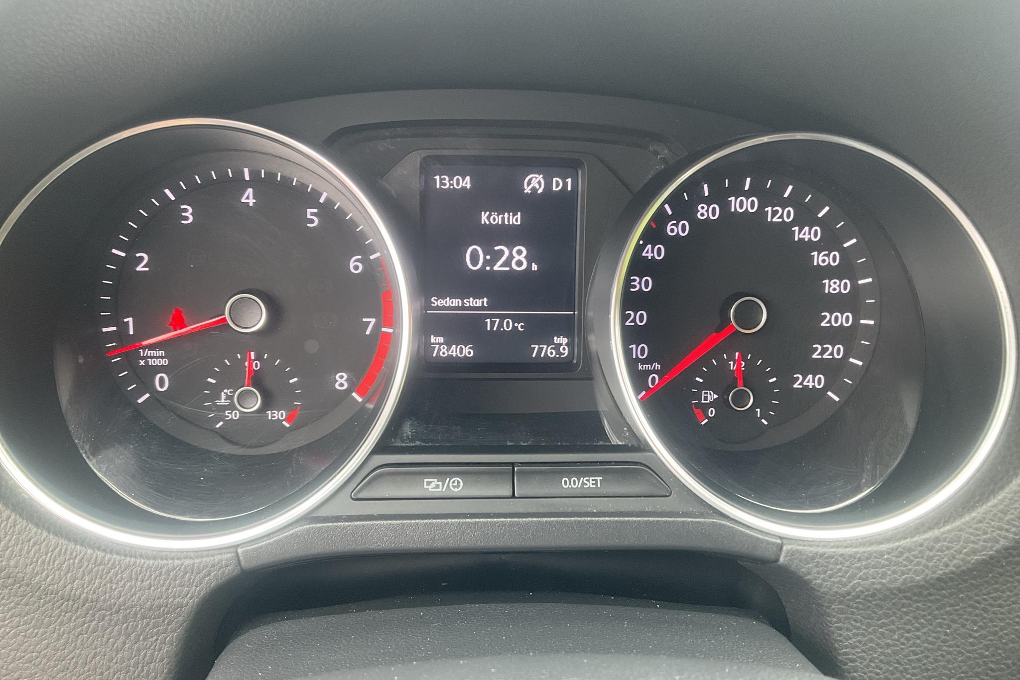 VW Polo 1.2 TSI 5dr (90hk) - 78 400 km - Automaatne - hõbe - 2017