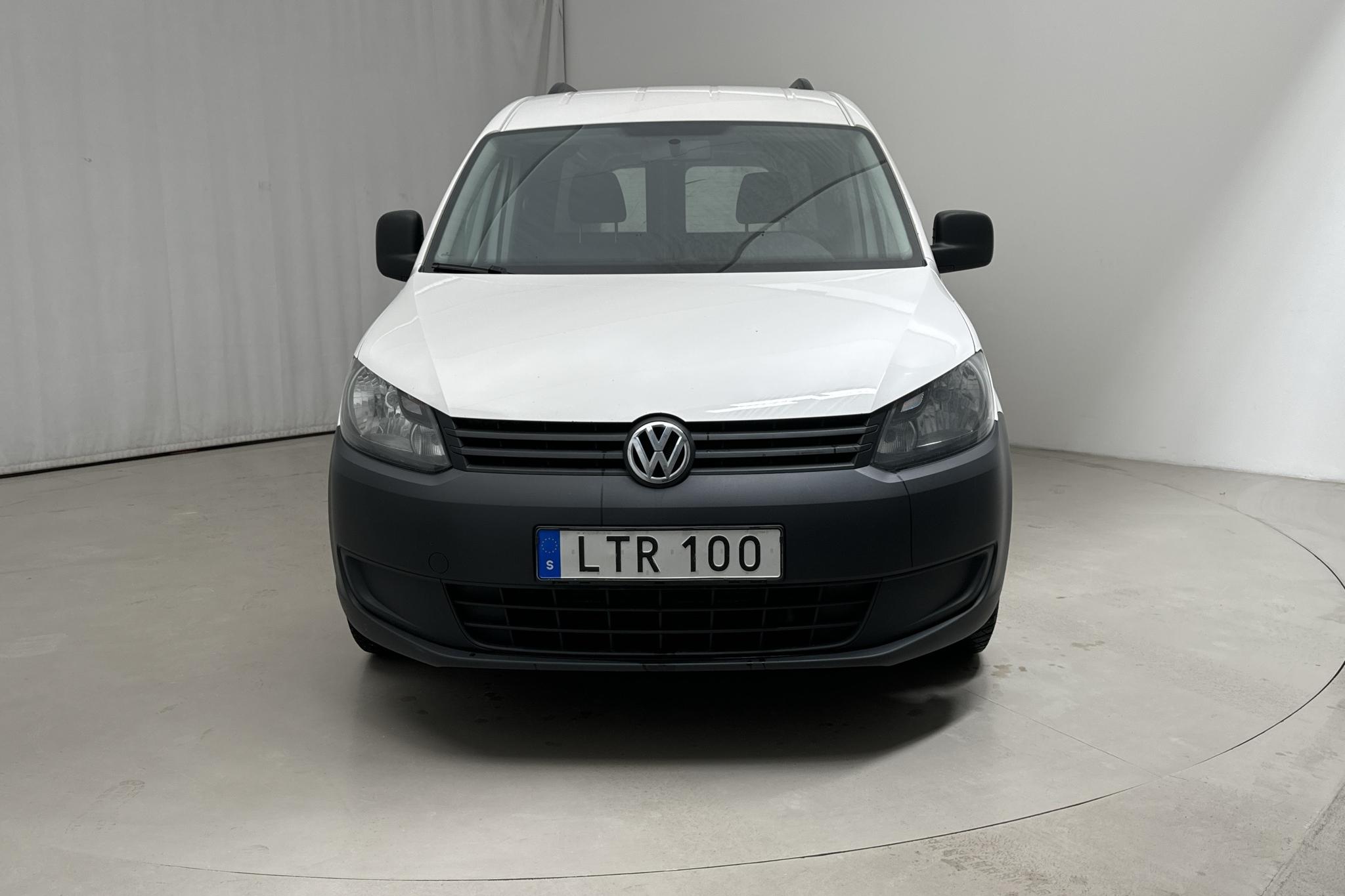 VW Caddy 1.6 TDI Maxi Skåp (102hk) - 14 880 mil - Automat - vit - 2015