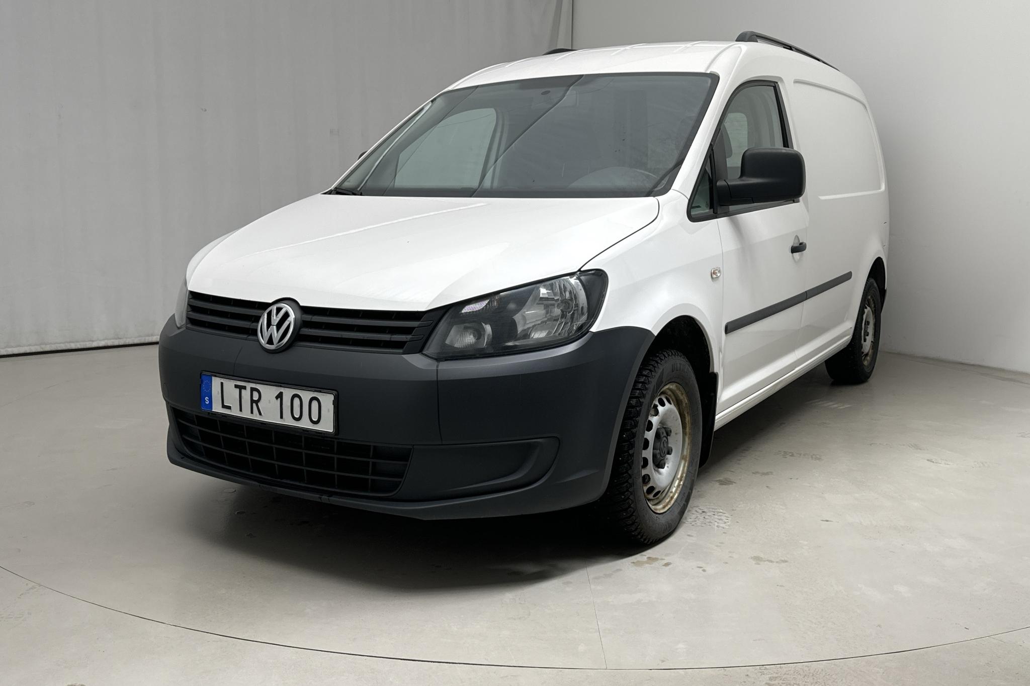 VW Caddy 1.6 TDI Maxi Skåp (102hk) - 14 880 mil - Automat - vit - 2015