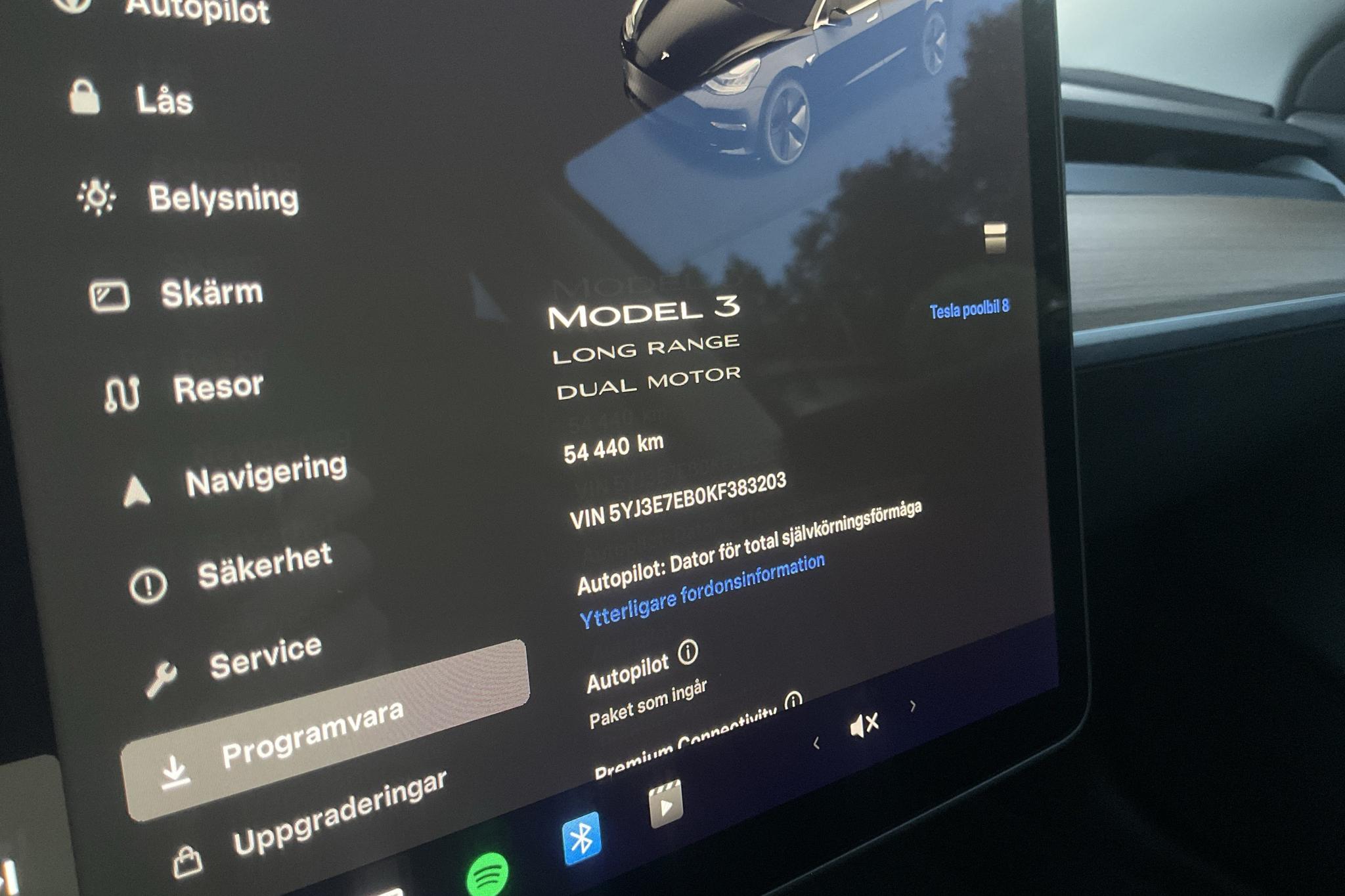 Tesla Model 3 Long Range Dual Motor AWD - 54 440 km - Automaattinen - musta - 2019