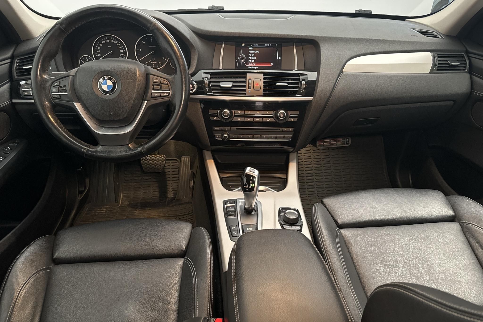 BMW X3 xDrive20d, F25 (190hk) - 14 589 mil - Automat - silver - 2015