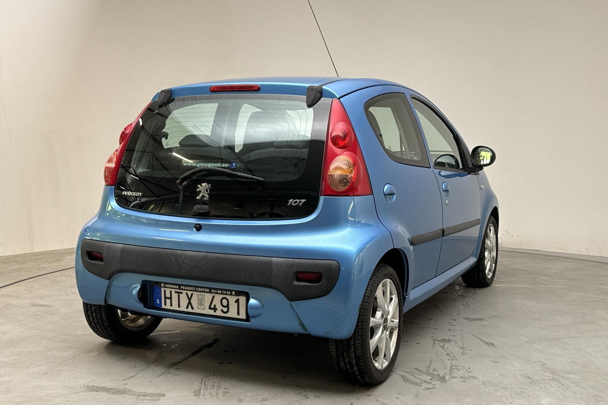 Peugeot 107 1.0 5dr (68hk) - 116 230 km - Manual - Light Blue - 2009