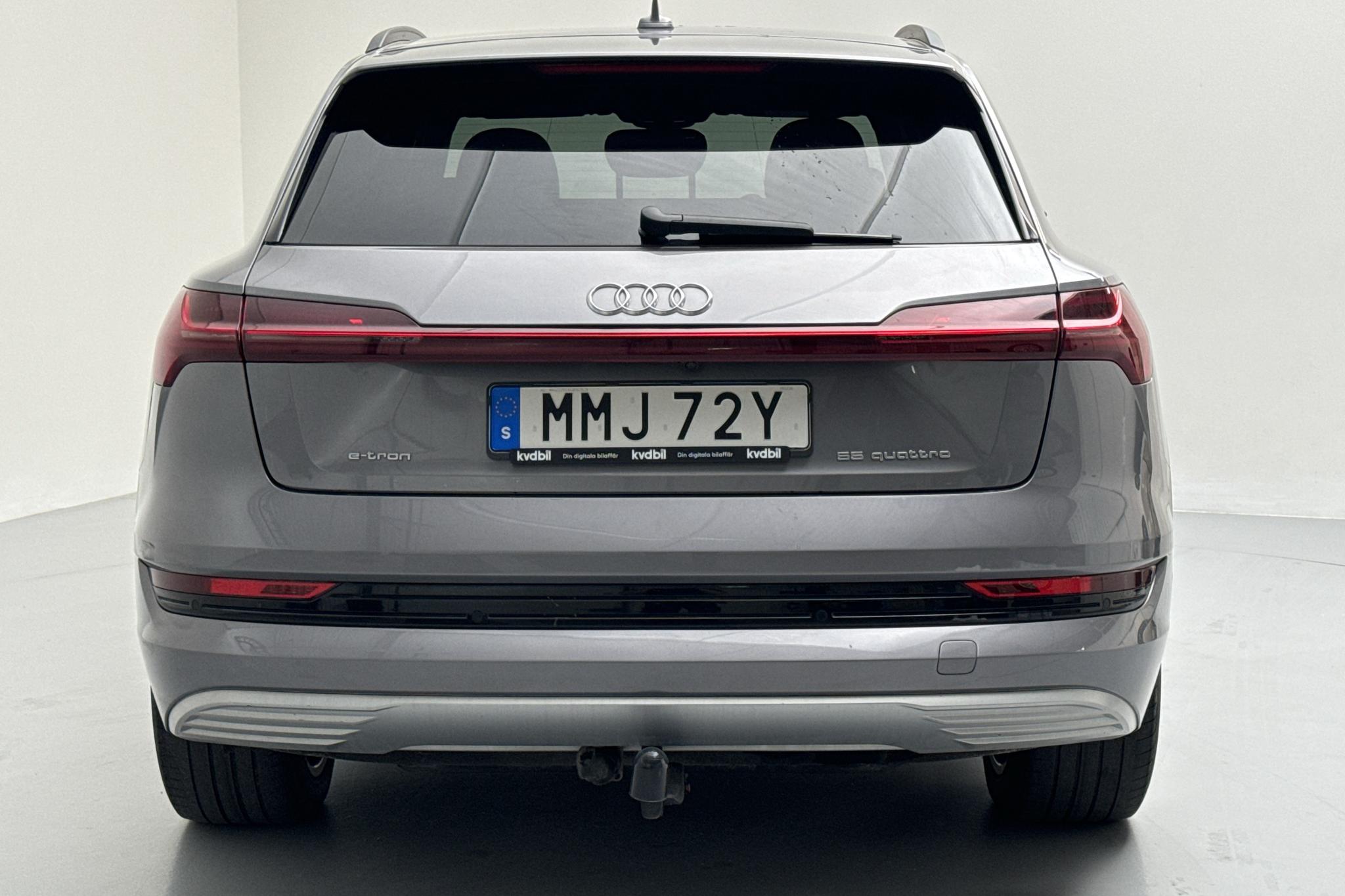 Audi e-tron 55 quattro 95 kWh (360hk) - 47 770 km - Automaatne - hall - 2019