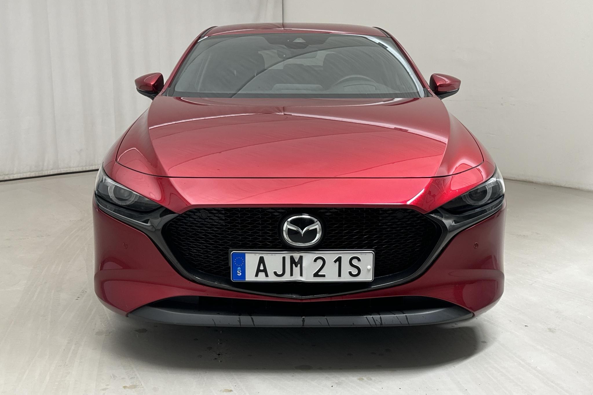 Mazda 3 2.0 5dr AWD (180hk) - 5 086 mil - Automat - röd - 2020