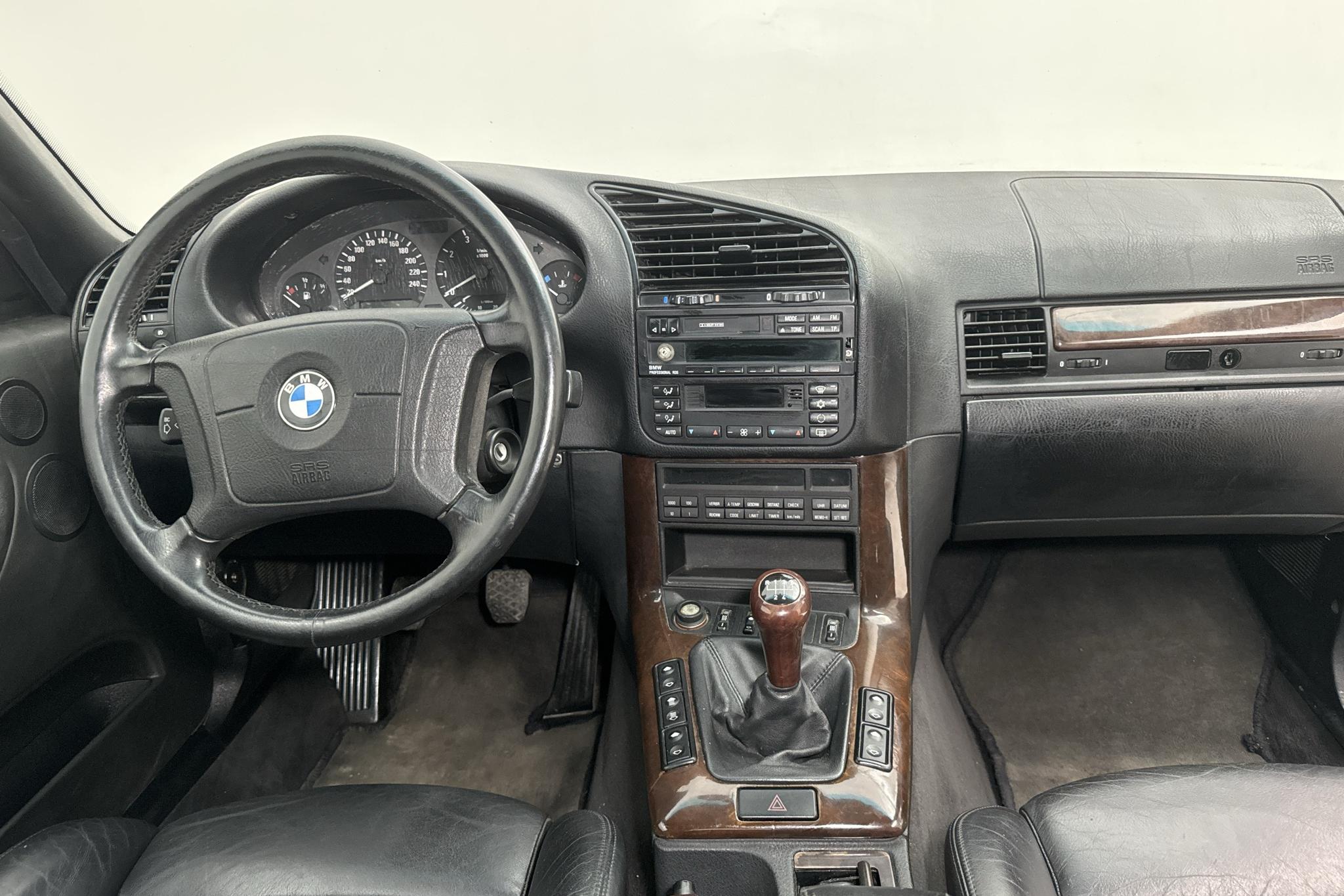 BMW 328Ci Cabriolet, E36 (193hk) - 12 568 mil - Manuell - blå - 1996