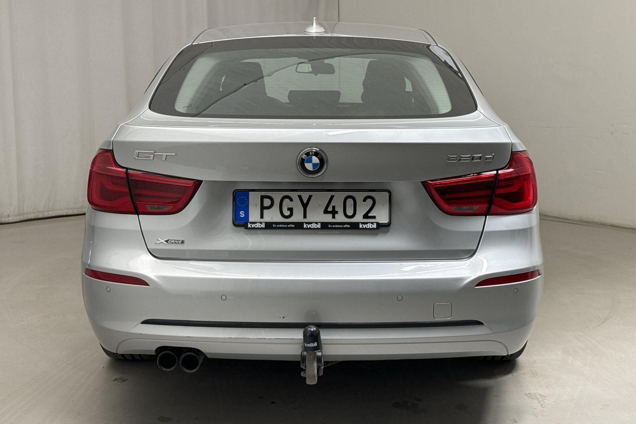 BMW 320d GT xDrive, F34 (190hk) - 114 210 km - Automatyczna - srebro - 2017