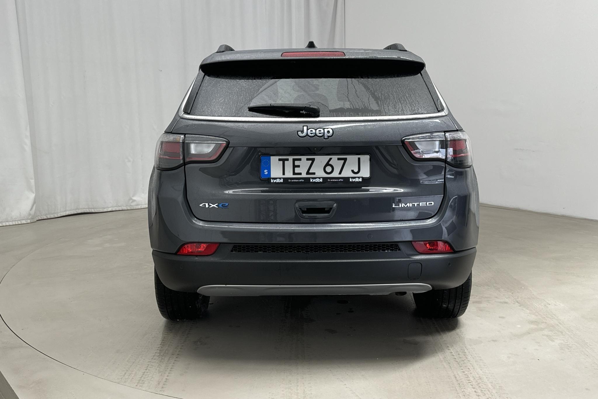 Jeep Compass 1.3 PHEV 4WD (240hk) - 2 088 mil - Automat - grå - 2022