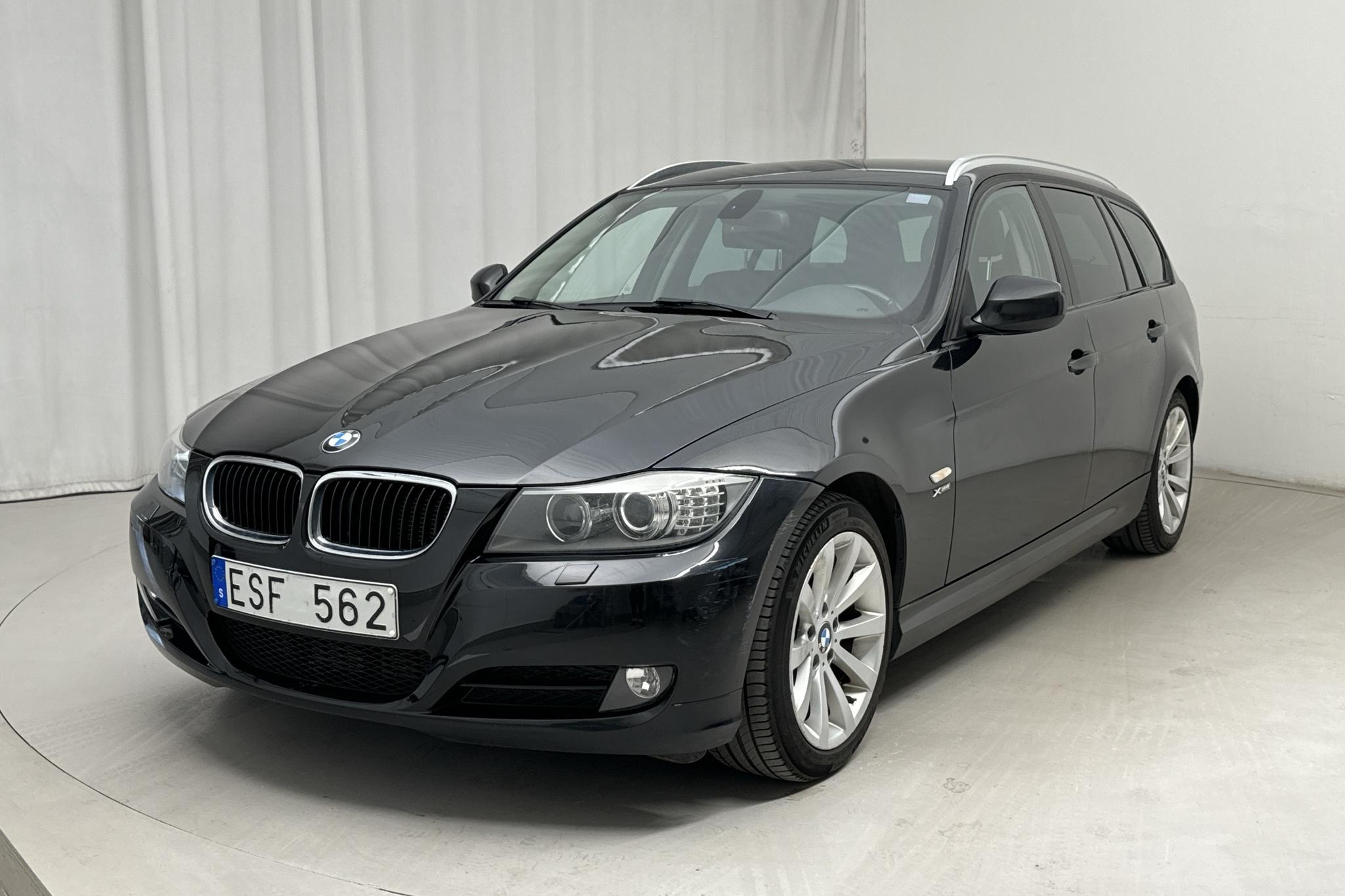 BMW 320d xDrive Touring, E91 (184hk) - 152 980 km - Automatyczna - czarny - 2011