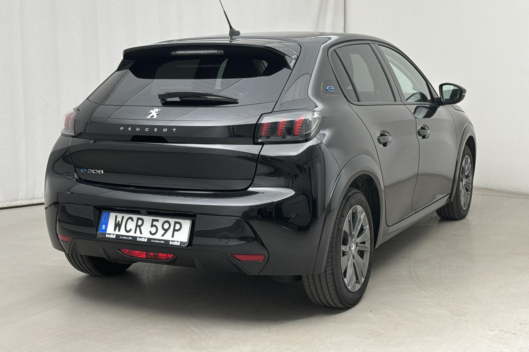 Peugeot e-208 50 kWh 5dr (136hk) - 36 280 km - Automaattinen - musta - 2022