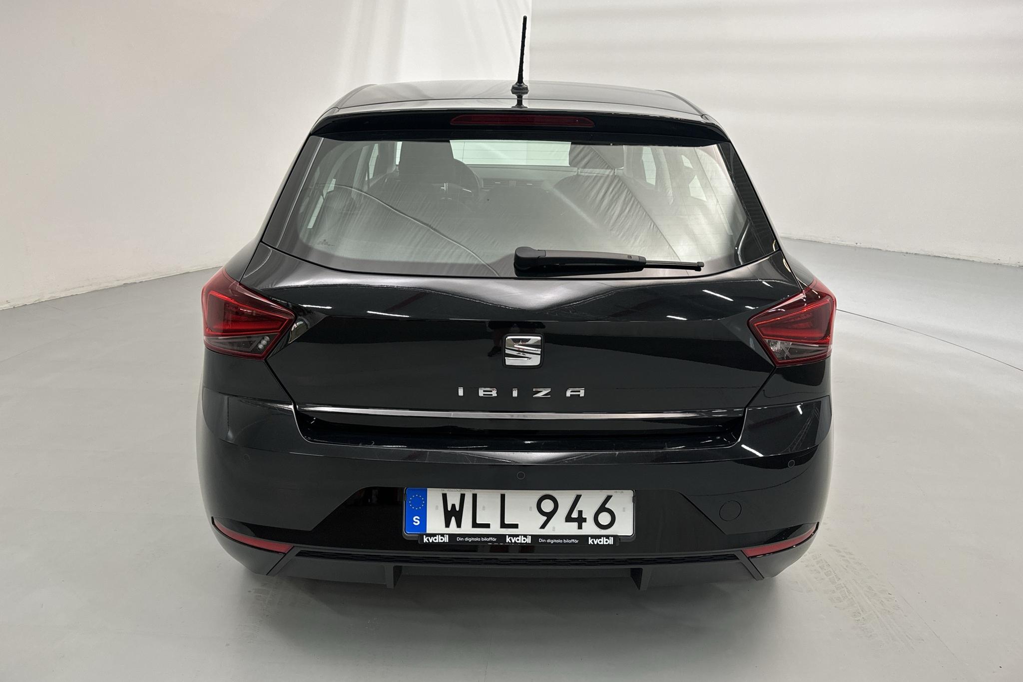 Seat Ibiza 1.0 MPI 5dr (80hk) - 58 580 km - Manual - black - 2019