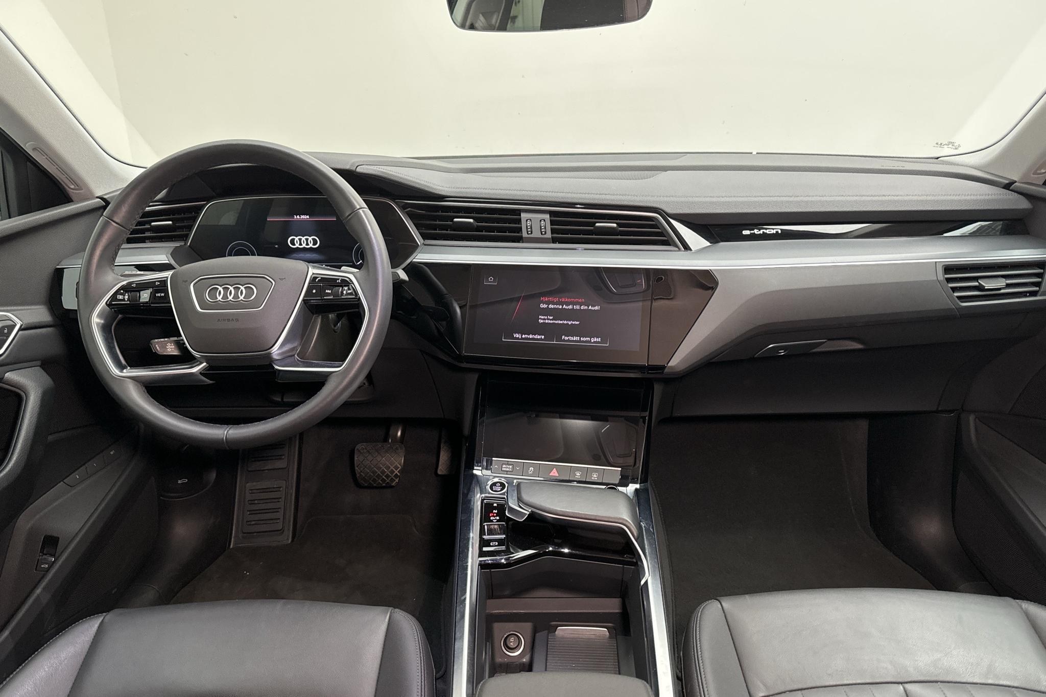 Audi e-tron Sportback 55 quattro 95 kWh (408hk) - 60 950 km - Automatyczna - czarny - 2022