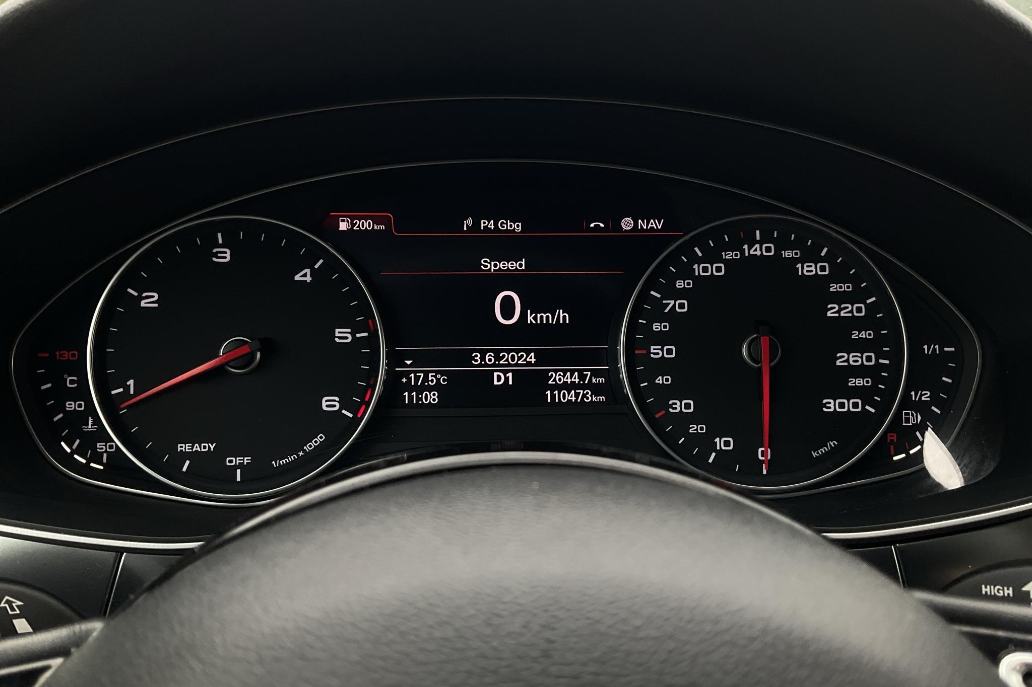Audi A6 2.0 TDI Avant quattro (190hk) - 110 480 km - Automatyczna - czarny - 2018