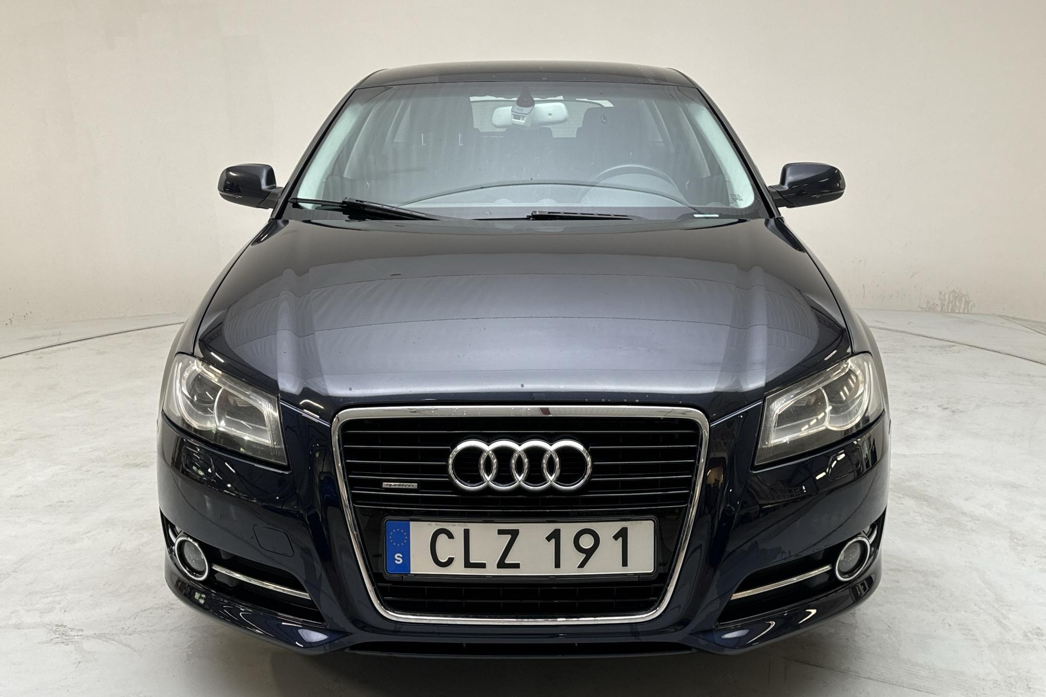Audi A3 2.0 TDI Sportback quattro (140hk) - 239 820 km - Manual - blue - 2011