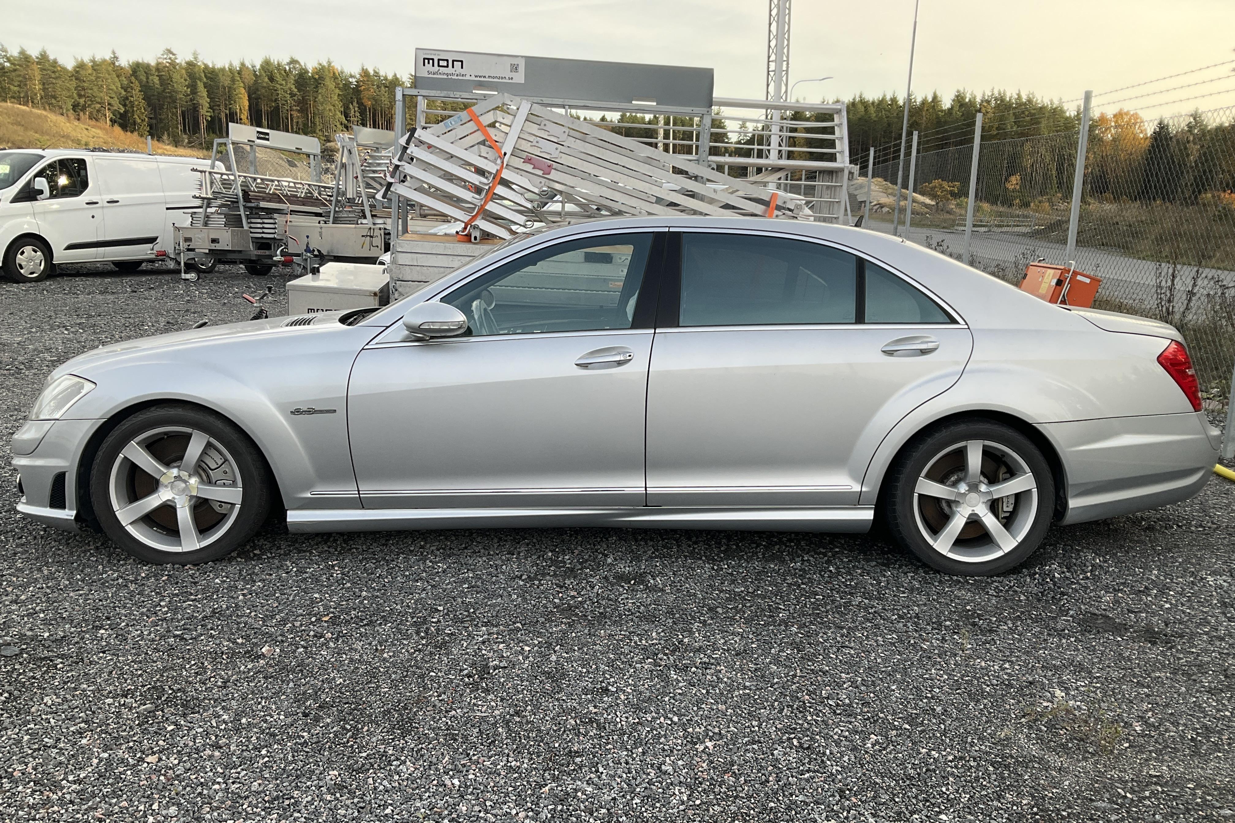 Mercedes S 63 AMG W221 (525hk) - 146 080 km - Automatyczna - srebro - 2007