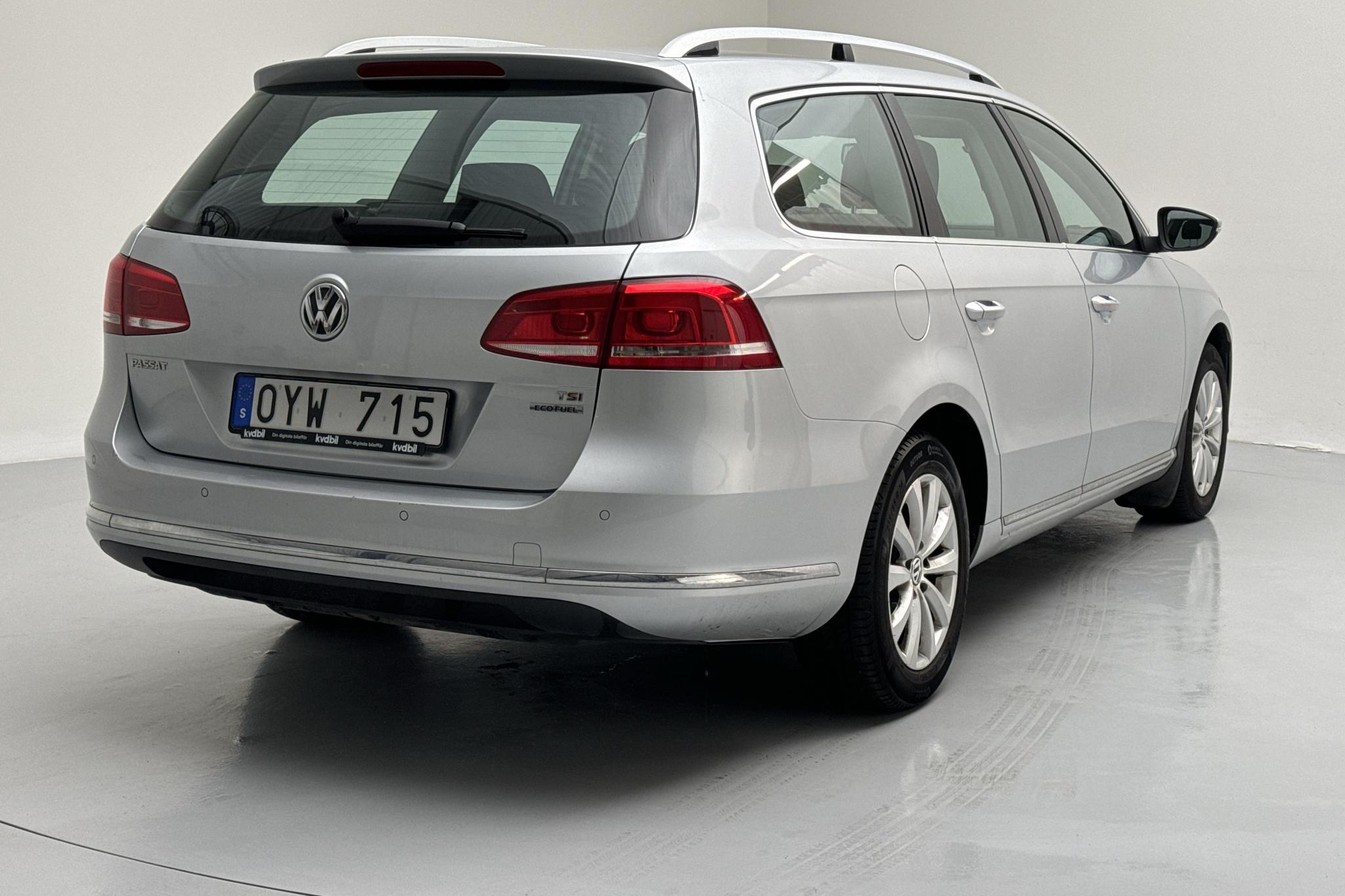 VW Passat 1.4 TSI EcoFuel Variant (150hk) - 186 300 km - Automaattinen - hopea - 2012