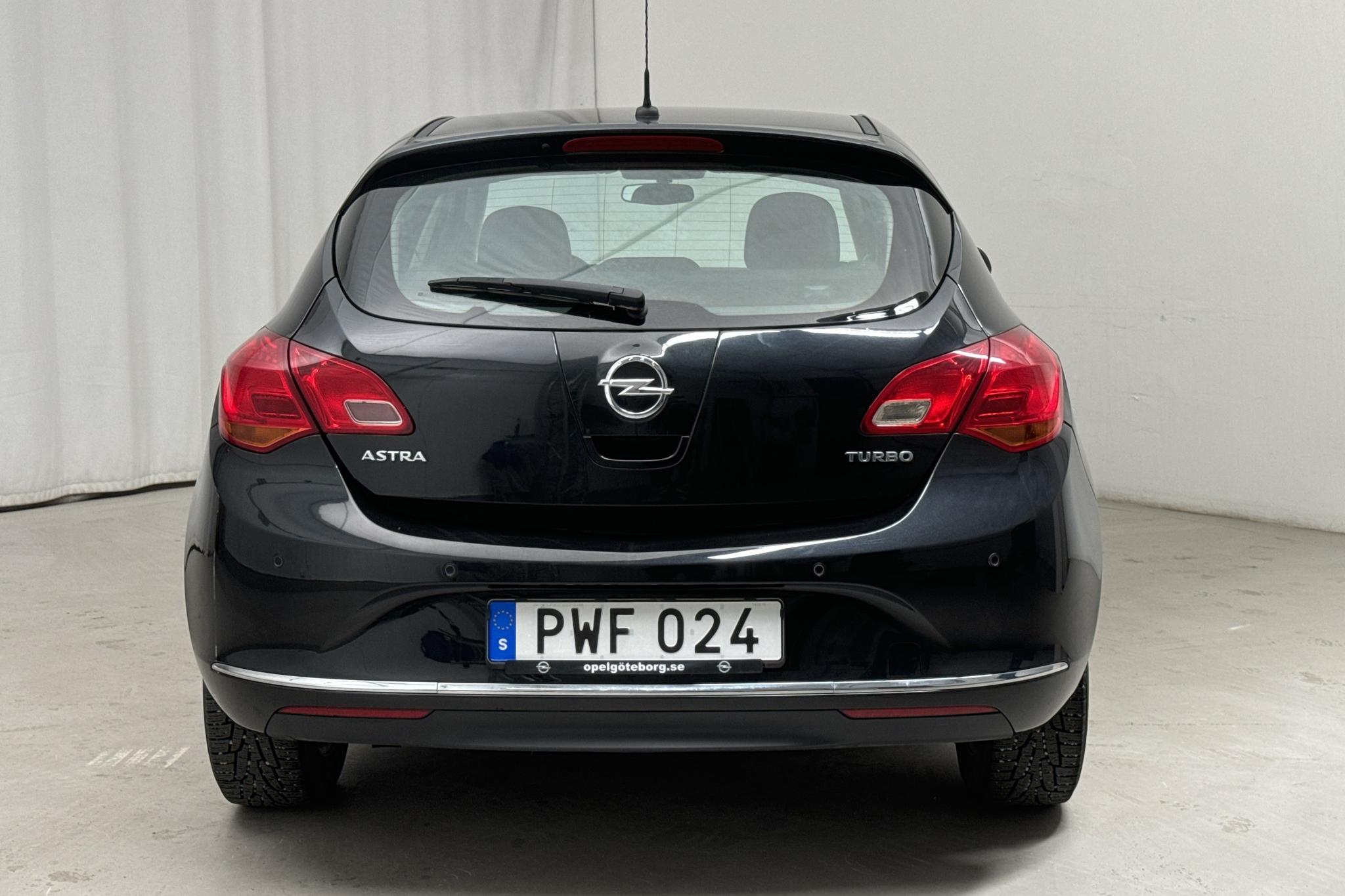 Opel Astra 1.4 Turbo ECOTEC 5dr (140hk) - 83 710 km - Käsitsi - must - 2014