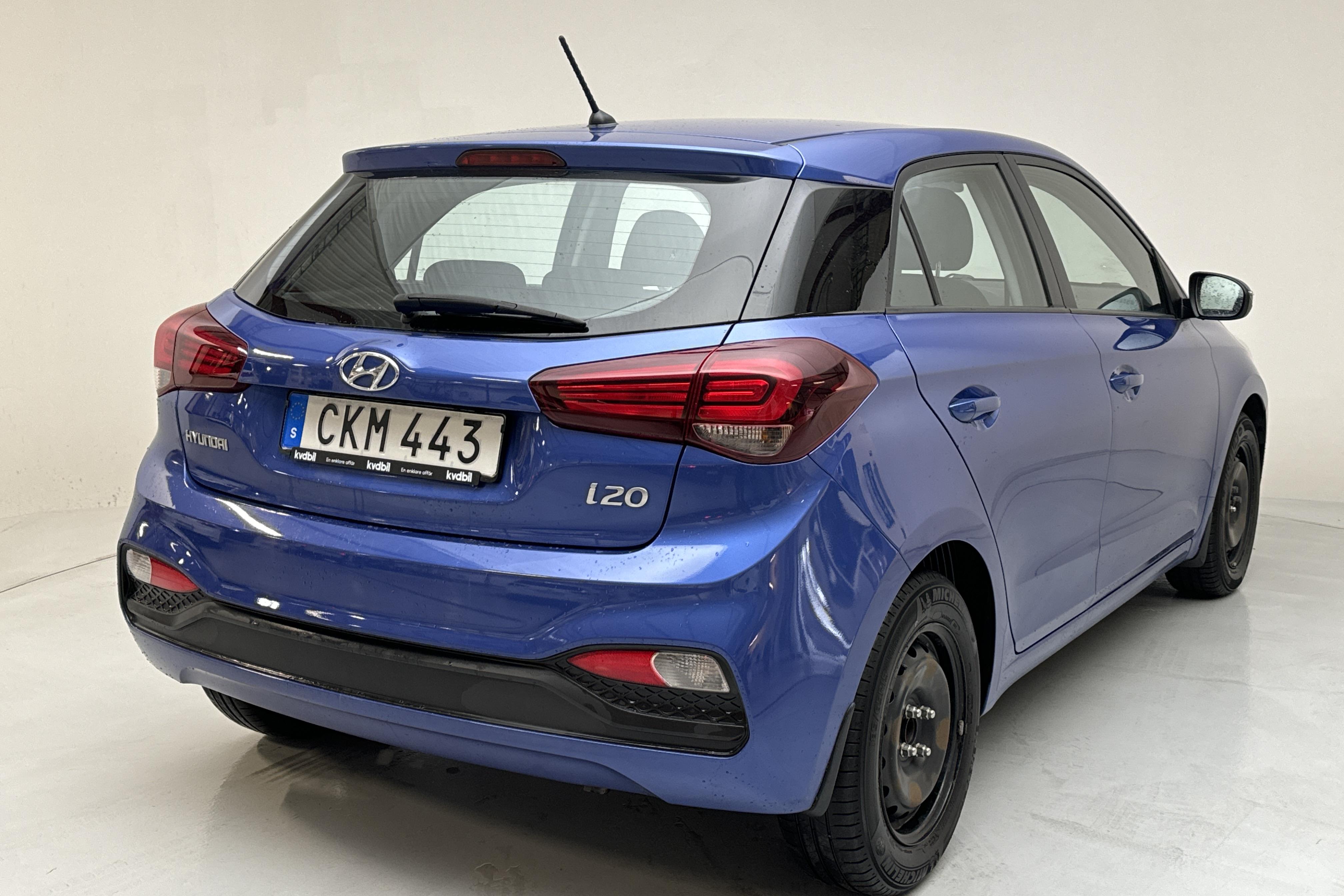 Hyundai i20 1.2 (75hk) - 76 140 km - Käsitsi - sinine - 2019