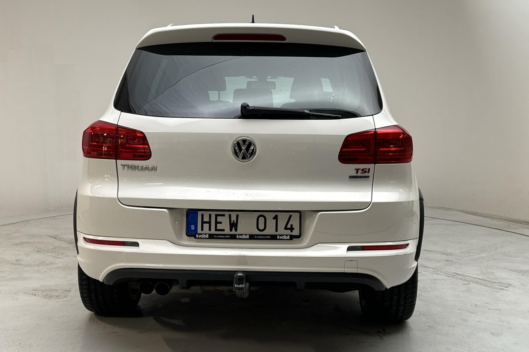 VW Tiguan 1.4 TSI 4MOTION (160hk) - 181 650 km - Manualna - biały - 2014