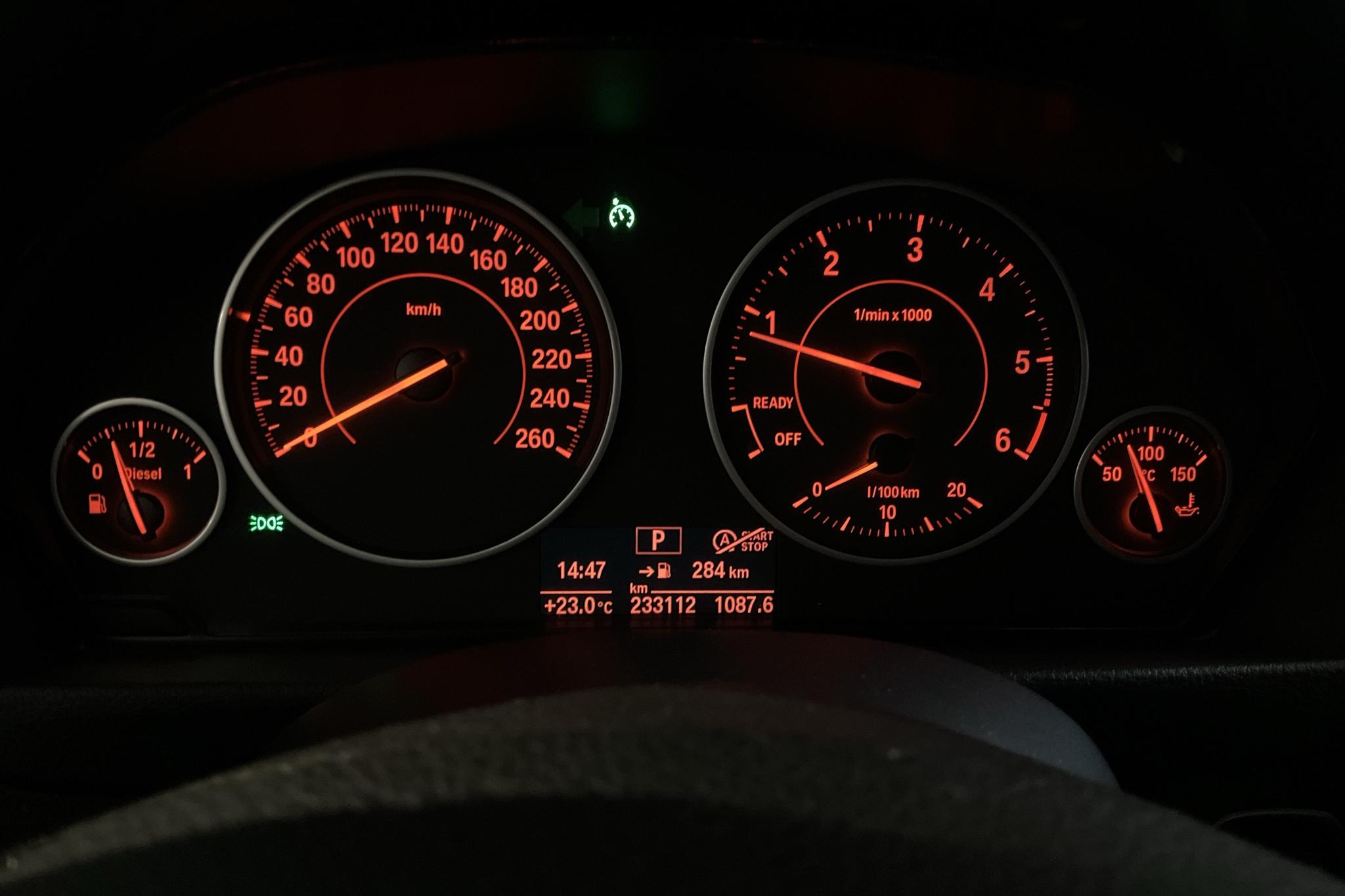 BMW 320d xDrive Touring, F31 (190hk) - 233 100 km - Automaatne - must - 2016