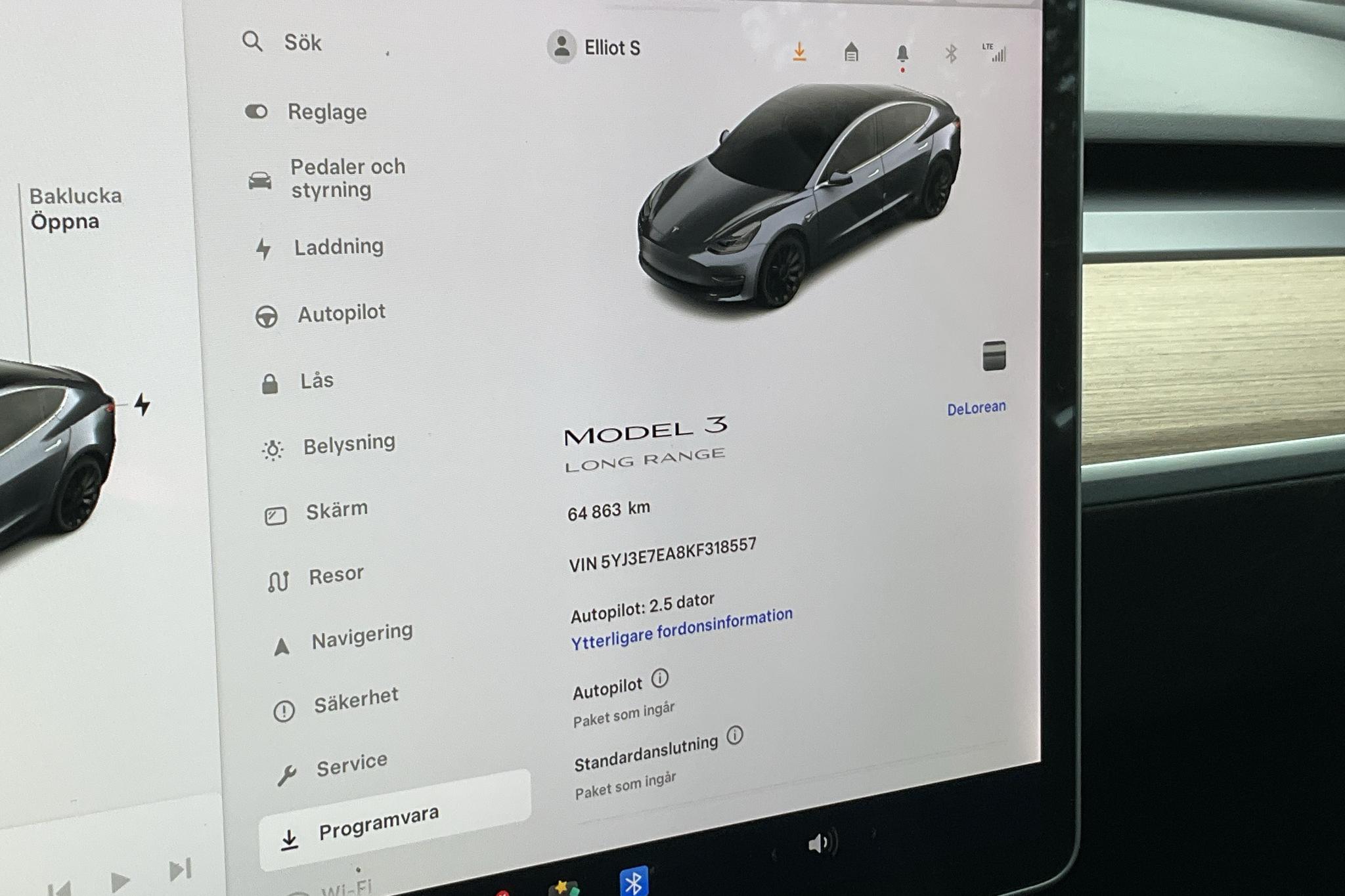 Tesla Model 3 Long Range RWD - 64 870 km - Automaattinen - harmaa - 2019