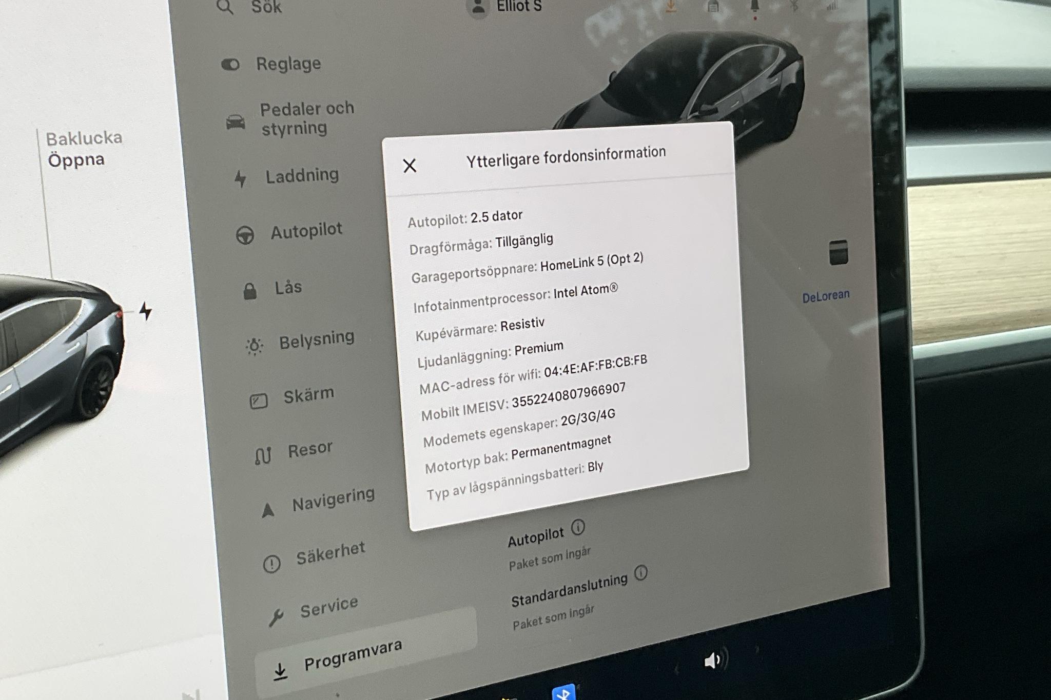 Tesla Model 3 Long Range RWD - 6 487 mil - Automat - grå - 2019