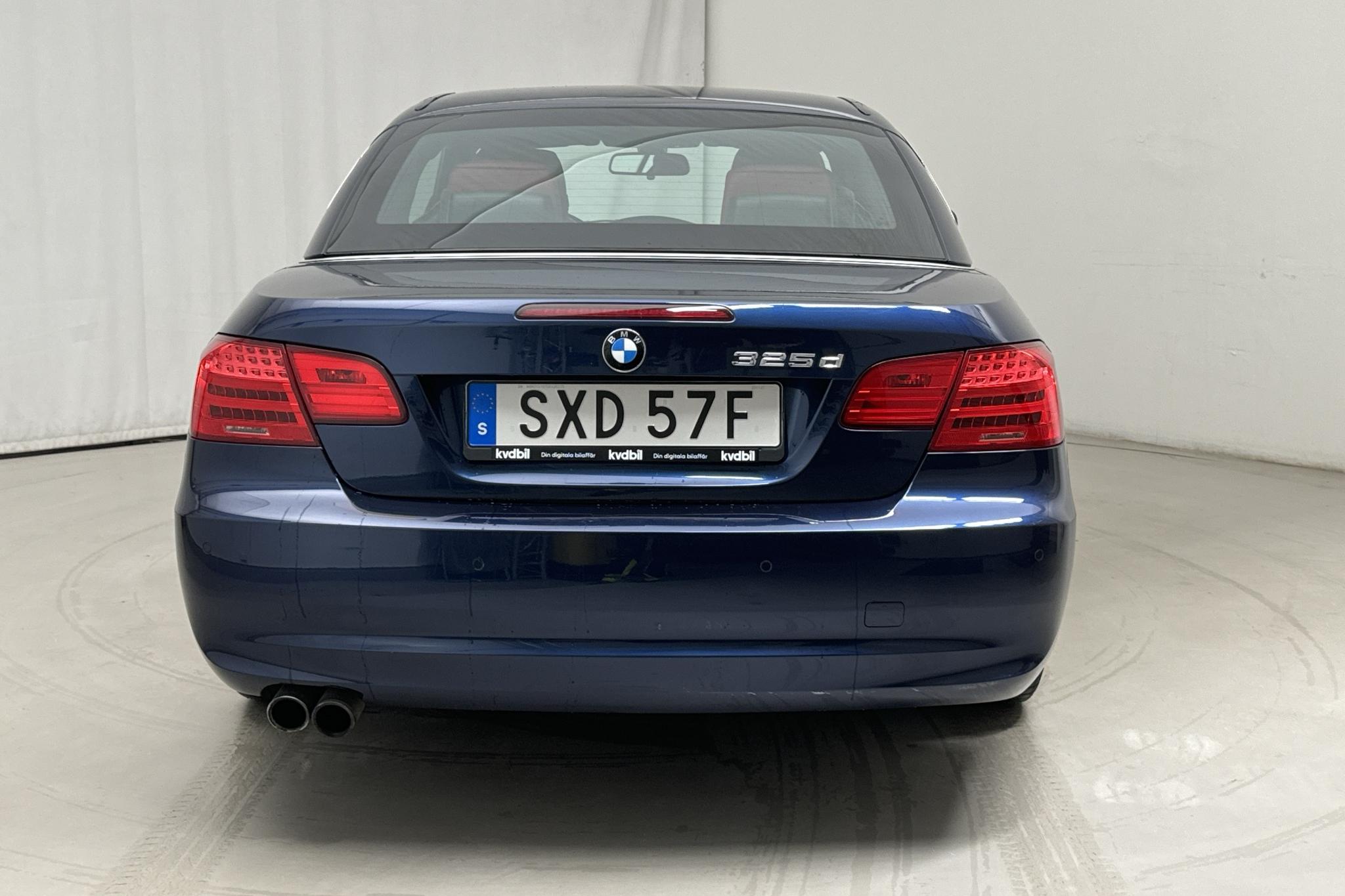 BMW 325d Cabriolet, E93 (204hk) - 92 550 km - Käsitsi - Dark Blue - 2011