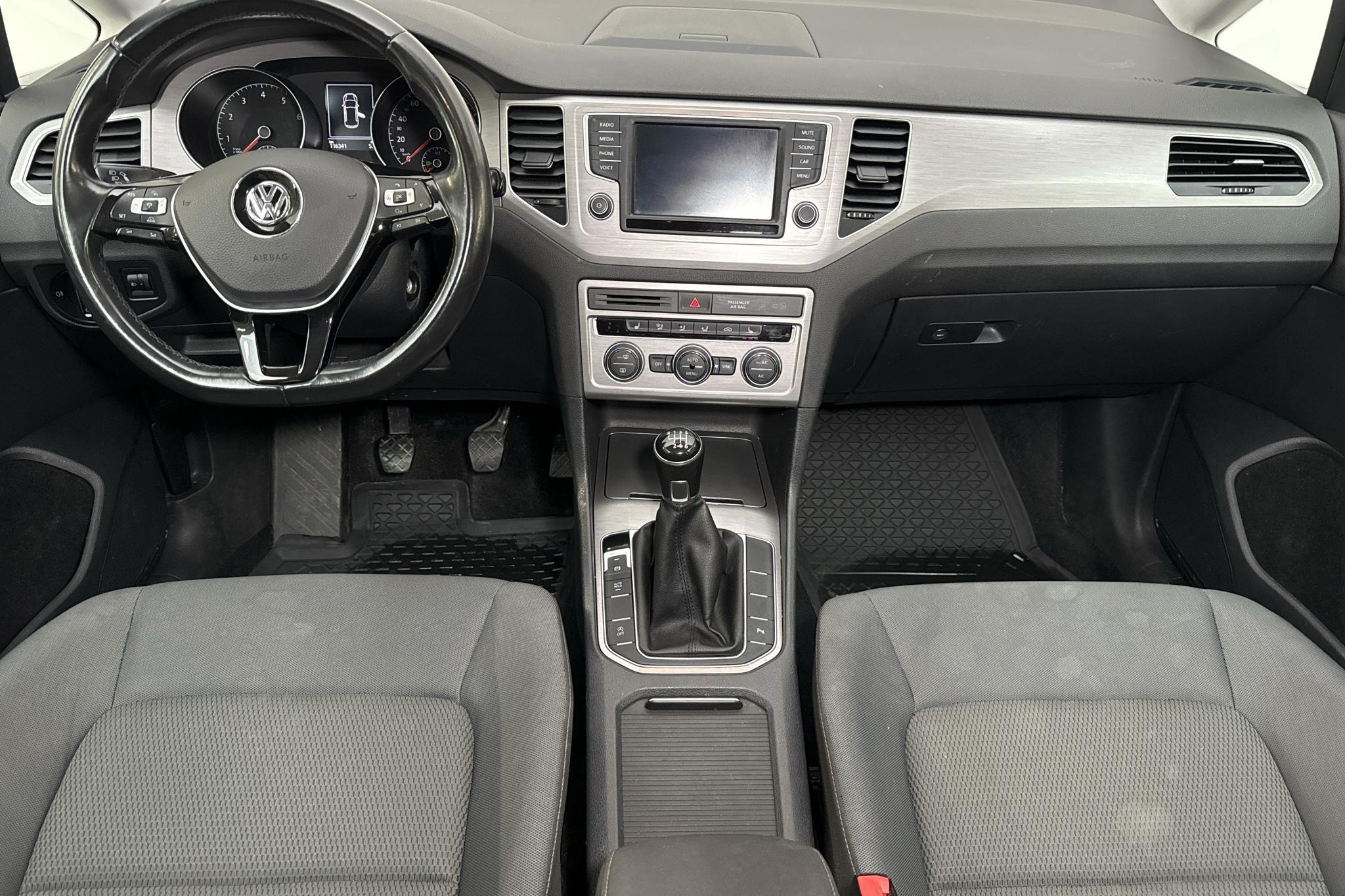 VW Golf VII 1.4 BlueMotion Technology MultiFuel E85 Sportsvan (125hk) - 116 340 km - Manual - white - 2016