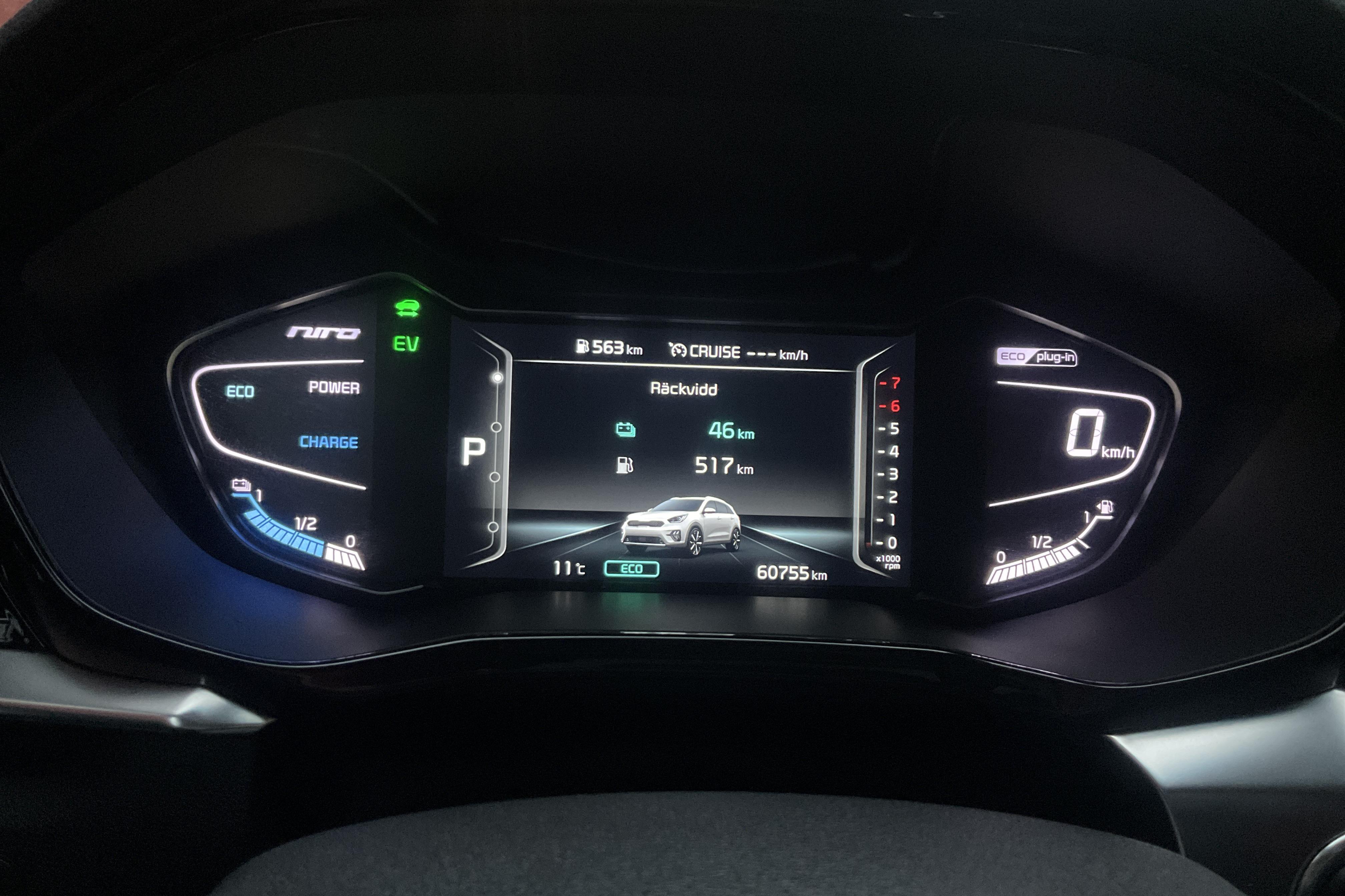 KIA Niro Plug-in Hybrid 1.6 (141hk) - 60 750 km - Automaatne - sinine - 2021